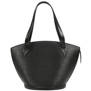 Louis Vuitton 1995 Black Epi Saint Jacques Shopping Tote Bag M52262
