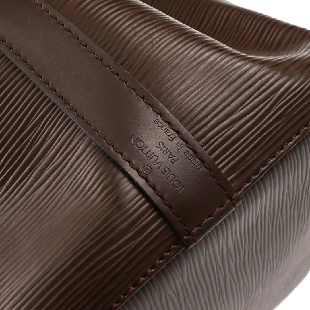 Louis Vuitton 2001 Brown Epi Petite Noe Bucket Shoulder Bag M5901D – Image 10