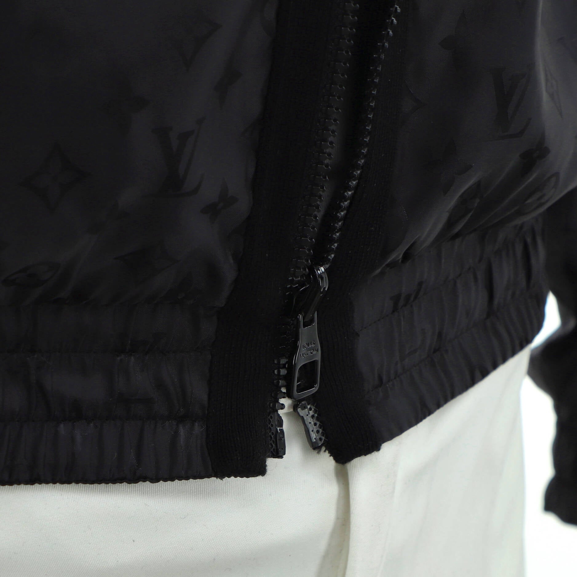 Men's Reversible Bomber Jacket Cotton and and Monogram Polyamide – Image 5