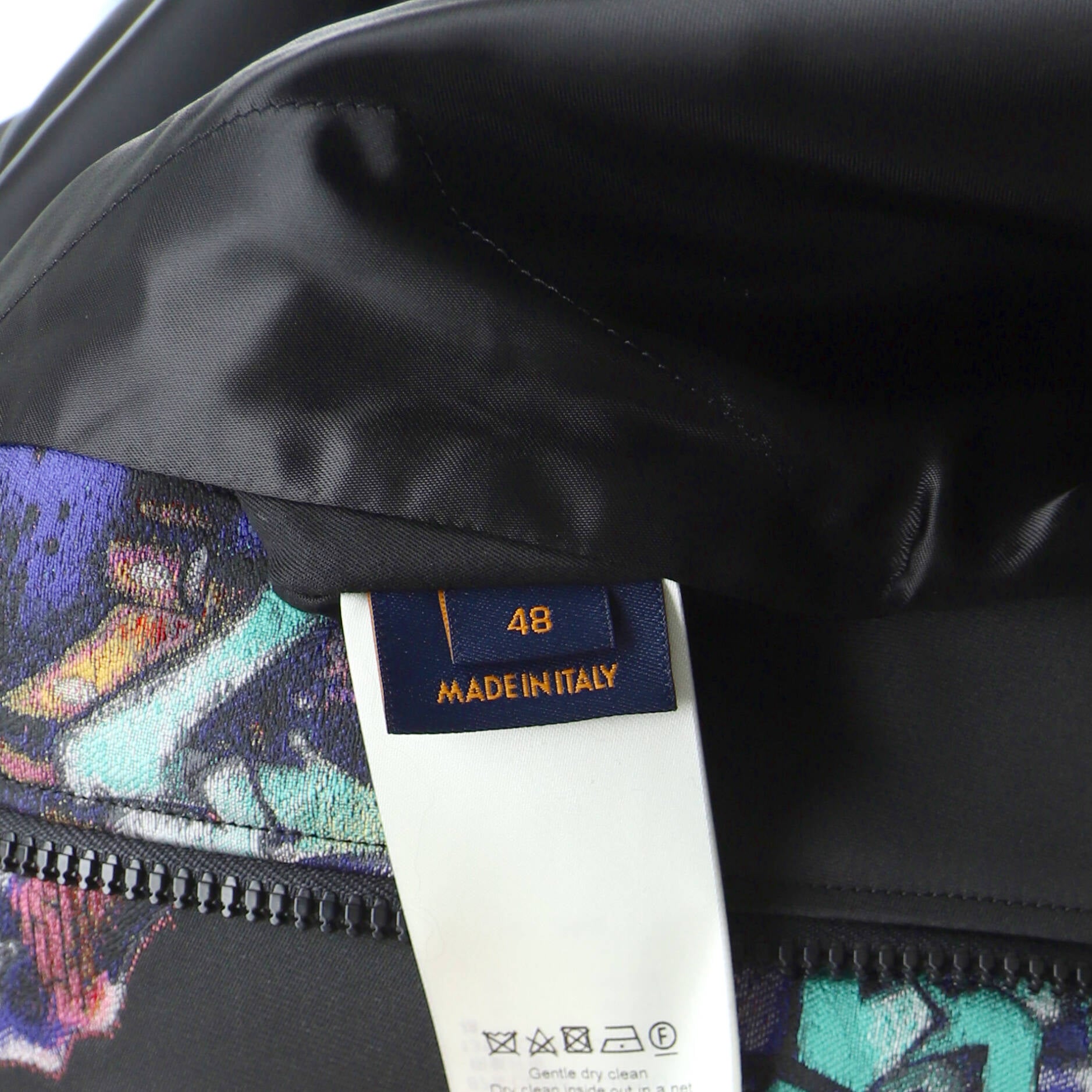 Men's Graffiti Logo Blouson Jacket Printed Nylon – Image 4