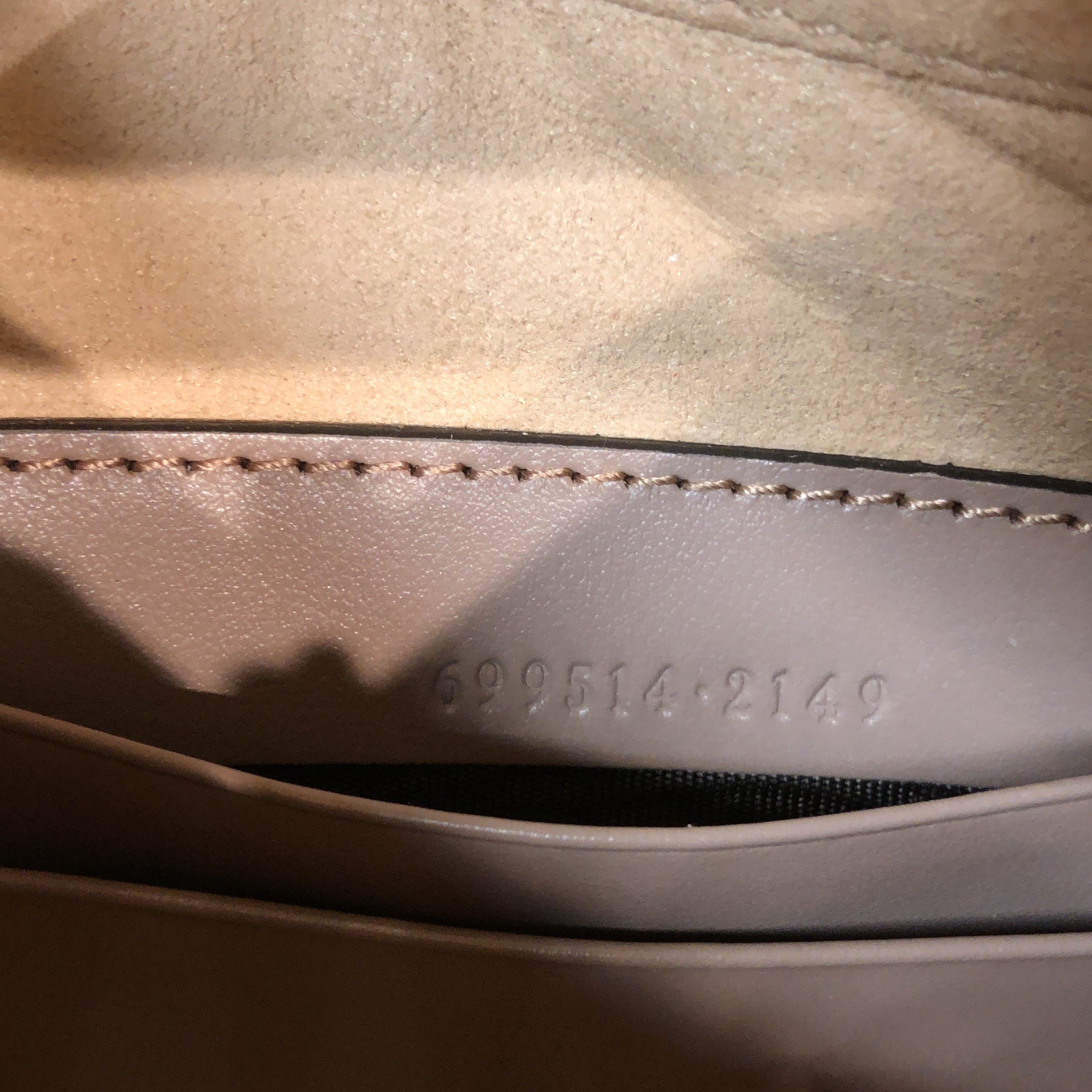 GG Marmont Half Moon Hobo Leather Mini – Image 6