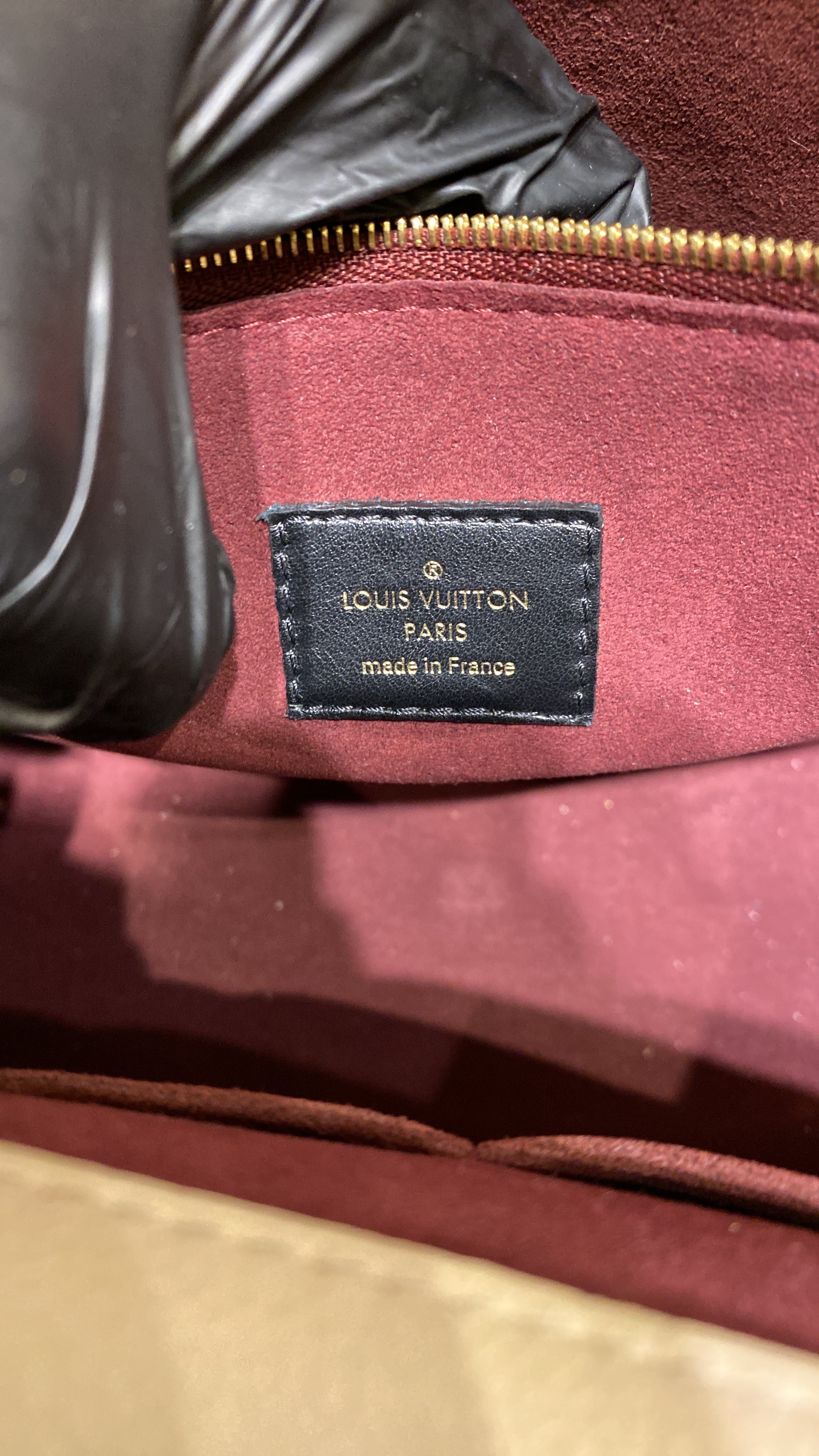 On My Side Tote Monogram Tuffetage Leather MM – Image 9