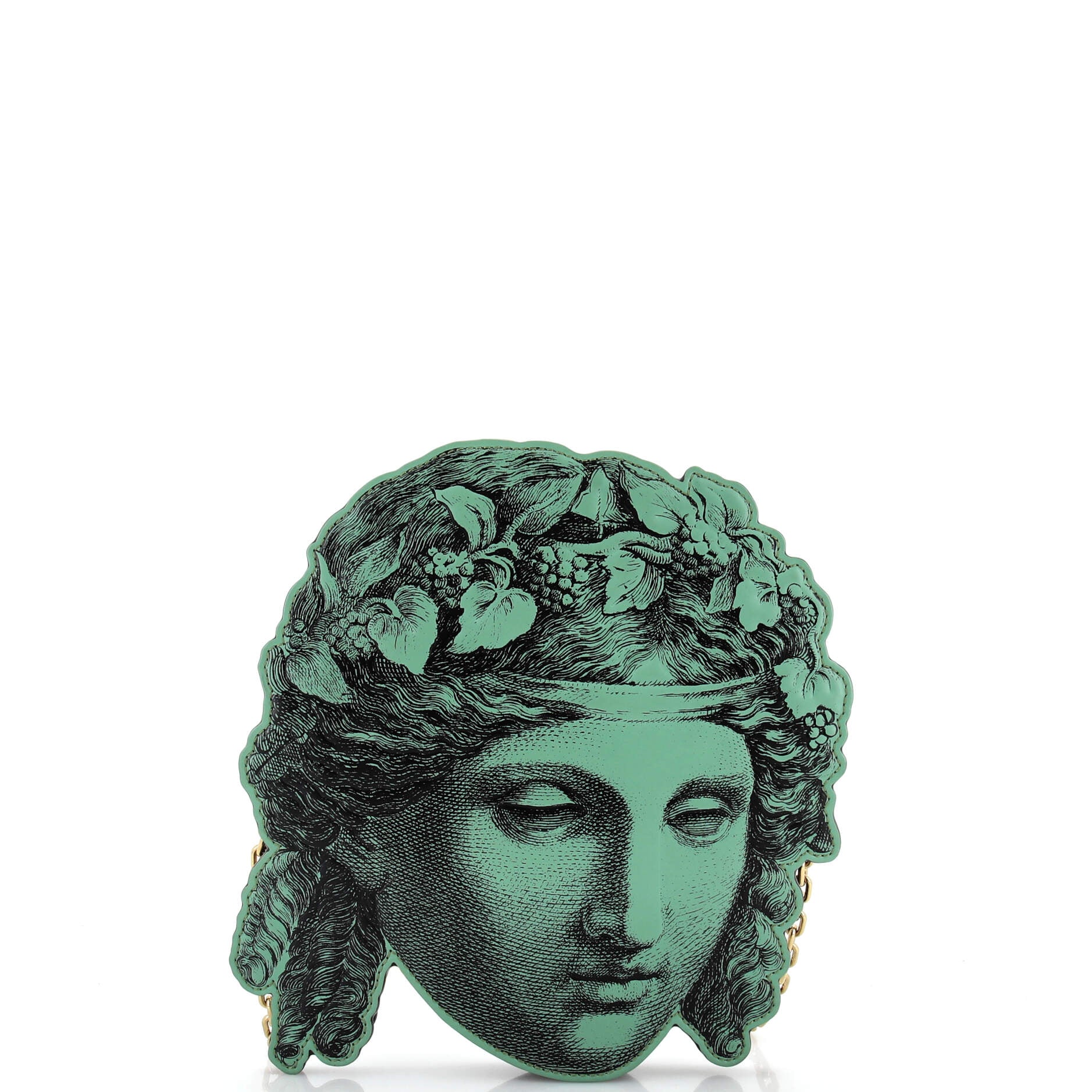 Pochette Tete Limited Edition Fornasetti Architettura Print Leather and Monogram Canvas – Image 3