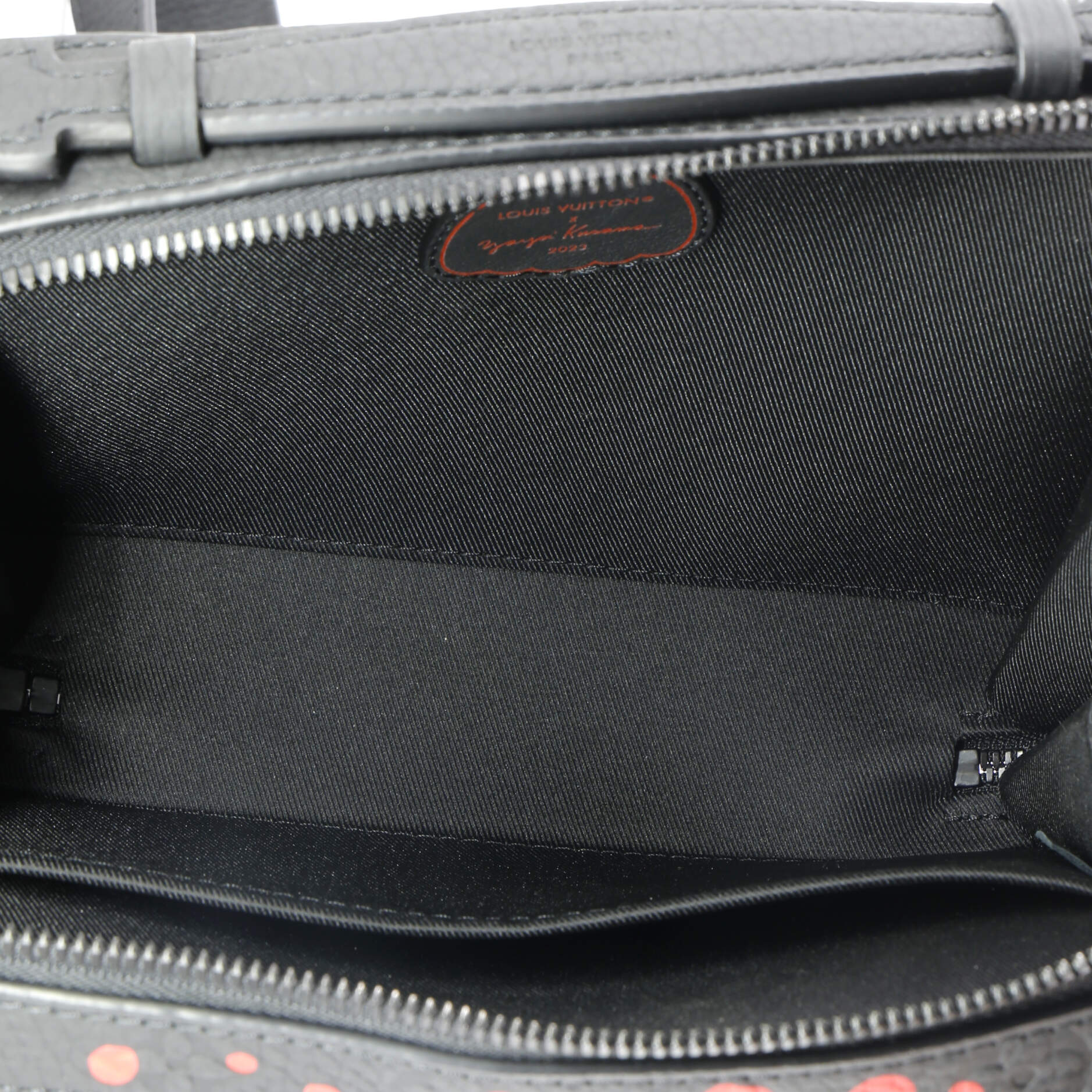 Handle Soft Trunk Bag Yayoi Kusama Infinity Dots Monogram Taurillon Leather – Image 5