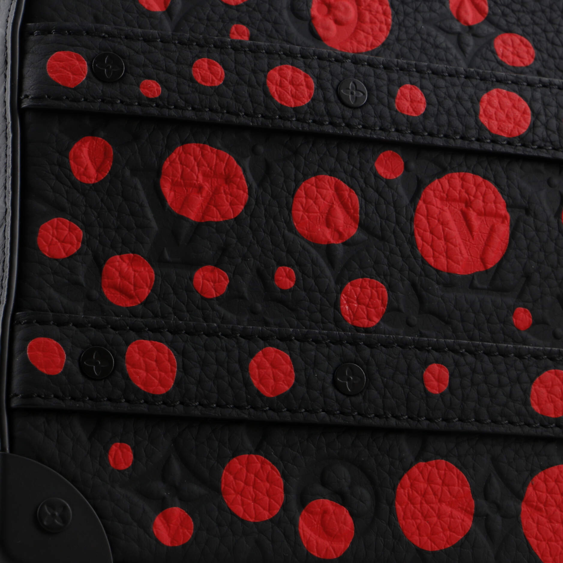 Handle Soft Trunk Bag Yayoi Kusama Infinity Dots Monogram Taurillon Leather – Image 6