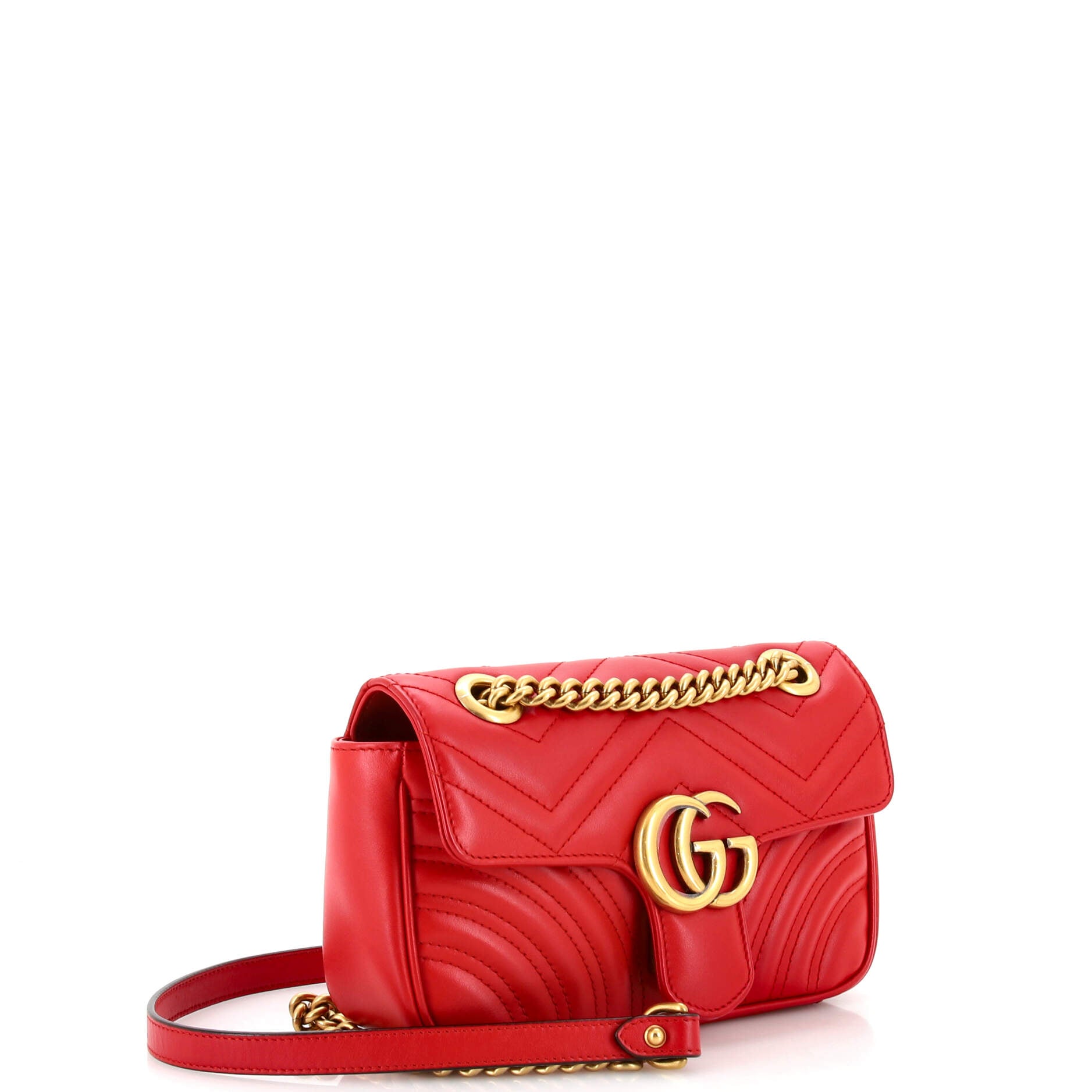 GG Marmont Flap Bag Matelasse Leather Mini – Image 2
