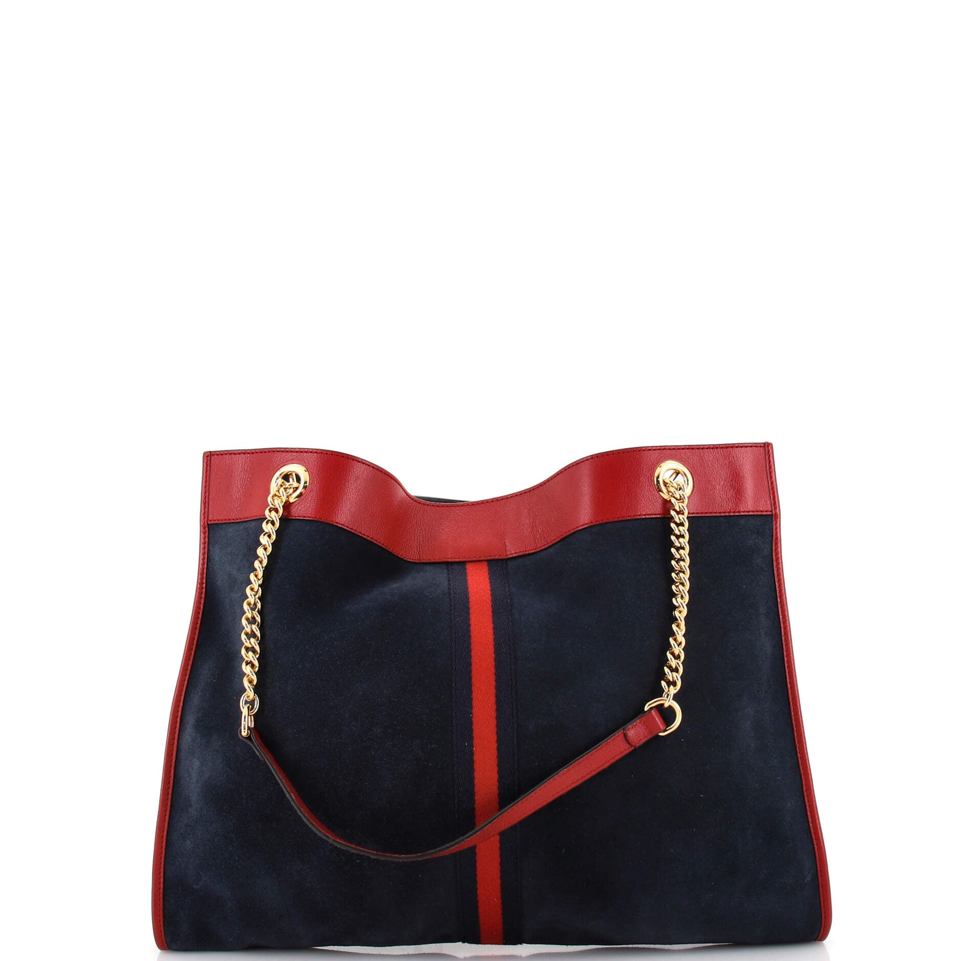 Rajah Chain Tote Suede Large – Image 4