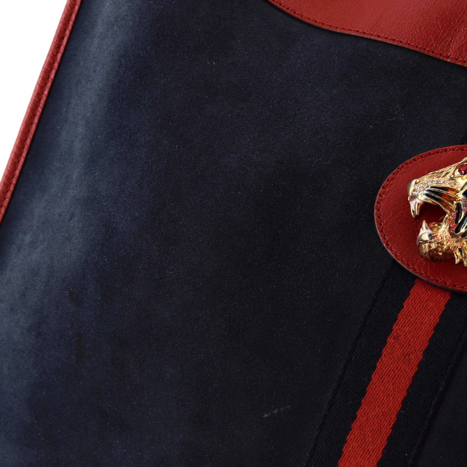 Rajah Chain Tote Suede Large – Image 8