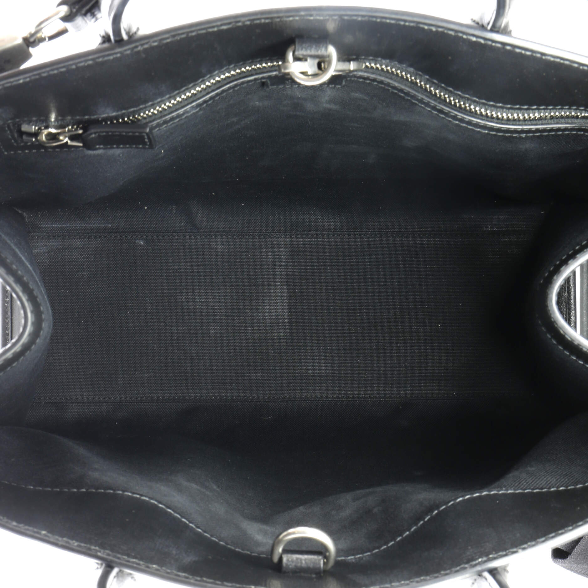 Structured Top Handle Open Tote GG Coated Canvas Medium – Image 5