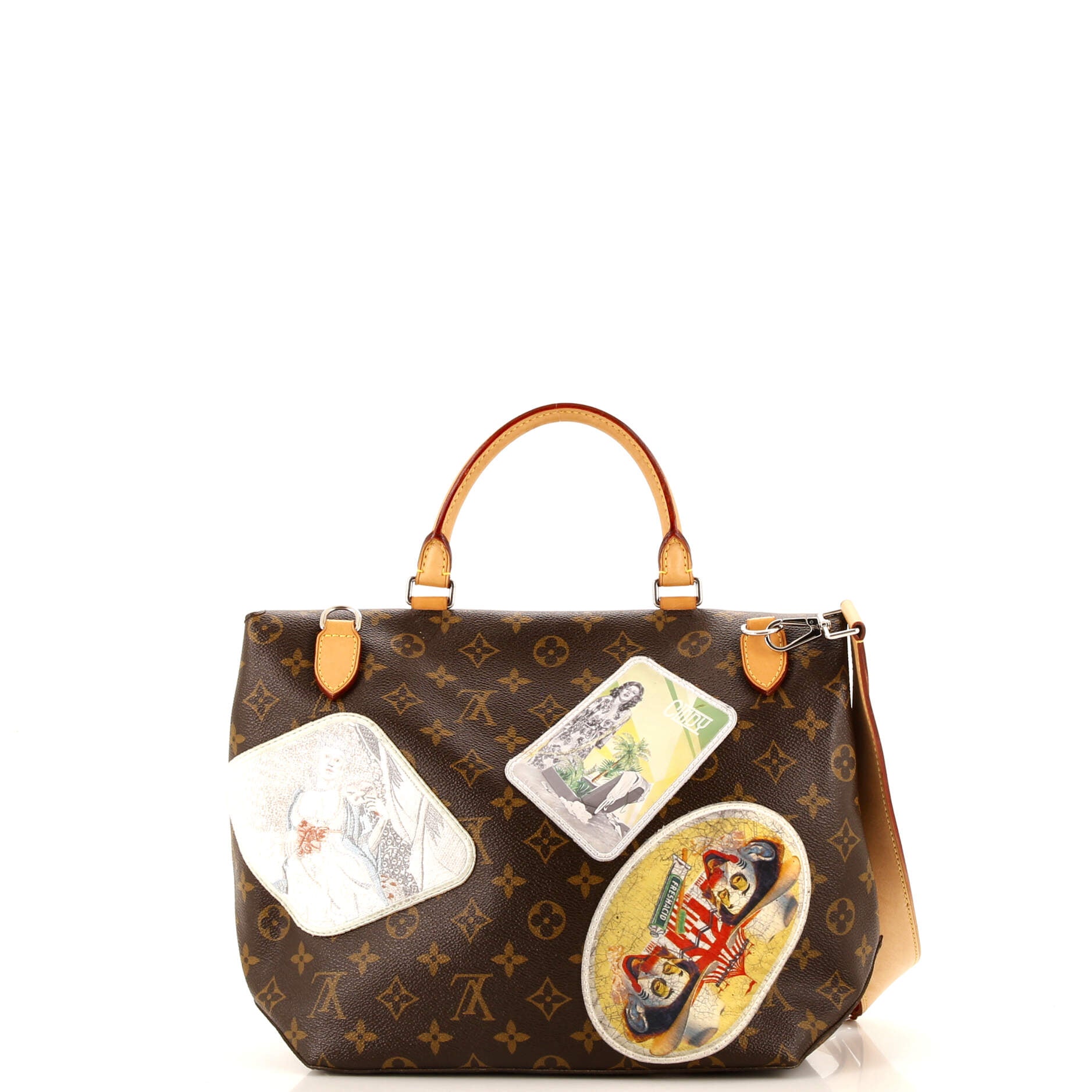 Cindy Sherman Camera Messenger Bag Patch Embellished Monogram Canvas – Image 3