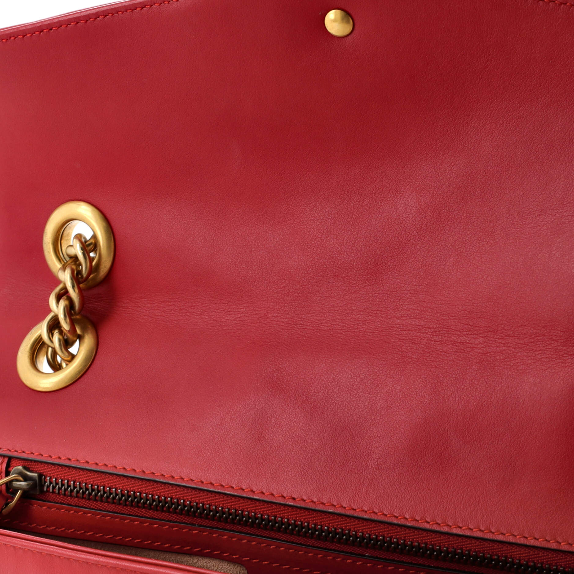 GG Marmont Flap Bag Matelasse Leather Small – Image 9