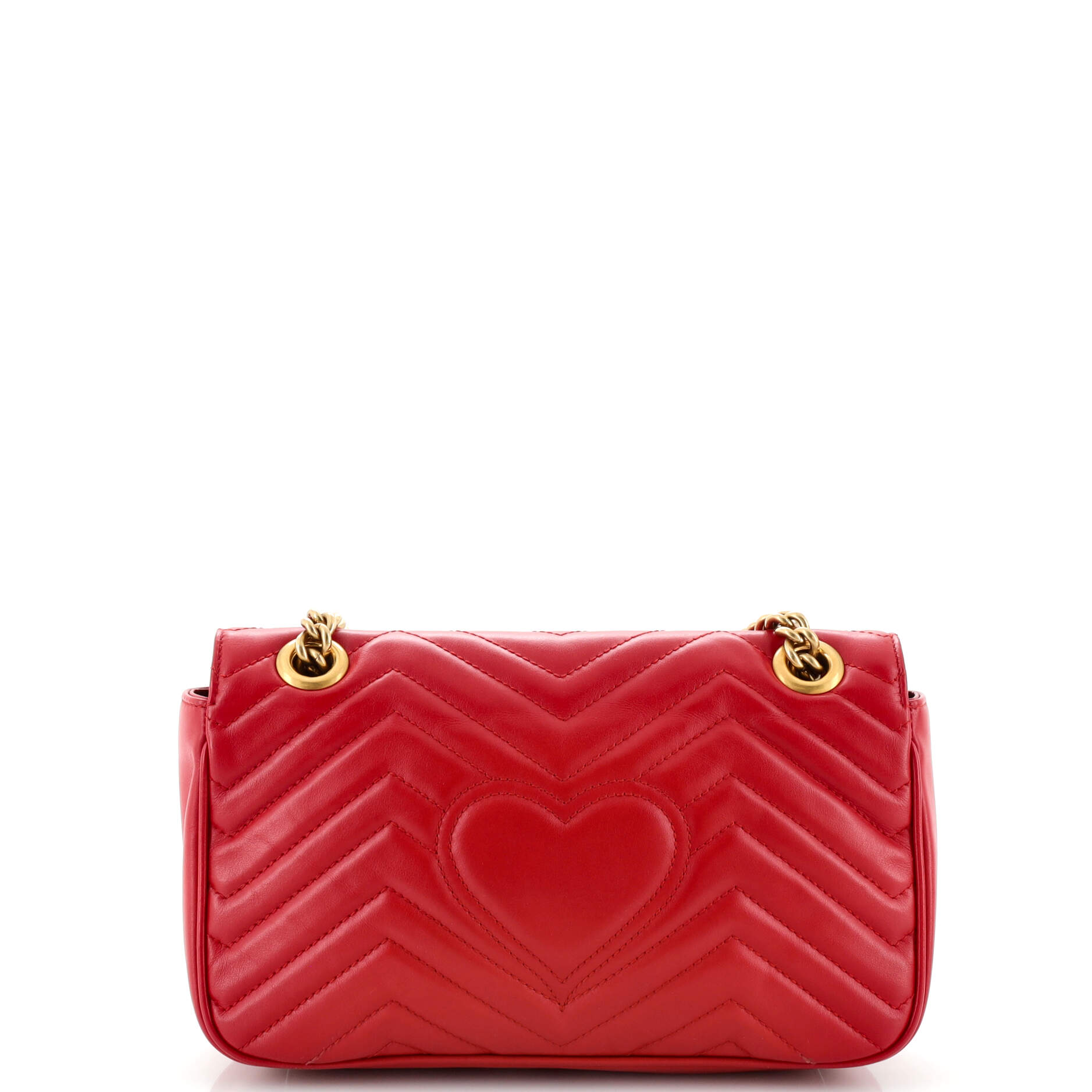 GG Marmont Flap Bag Matelasse Leather Small – Image 3