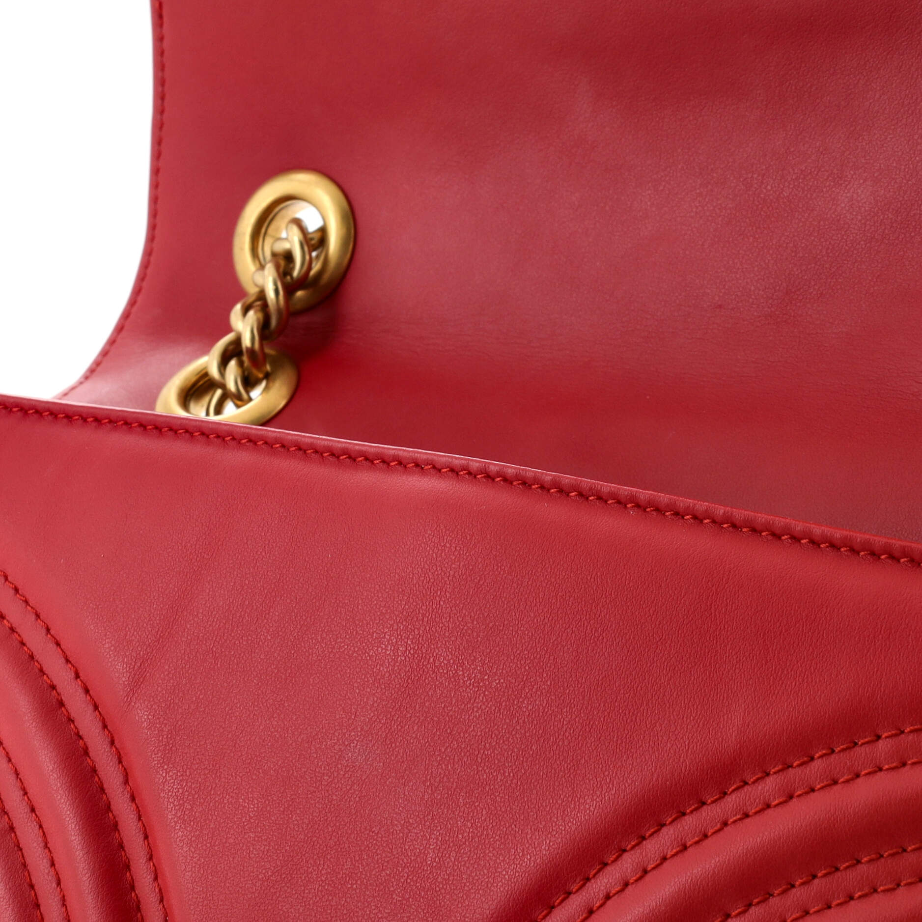 GG Marmont Flap Bag Matelasse Leather Small – Image 8