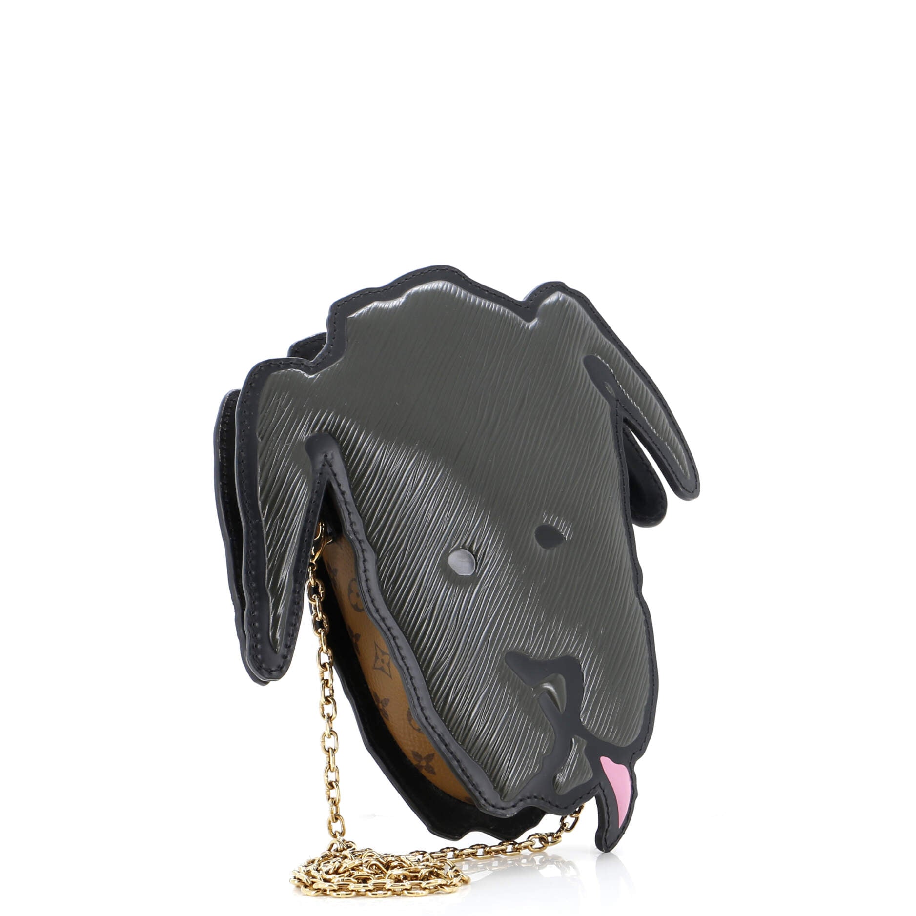 Grace Coddington Dog Face Bag Epi Leather and Reverse Monogram Canvas Mini – Image 2