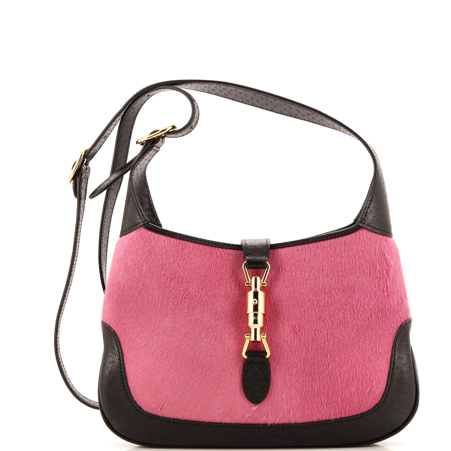 Jackie 1961 Hobo Calf Hair with Leather Mini