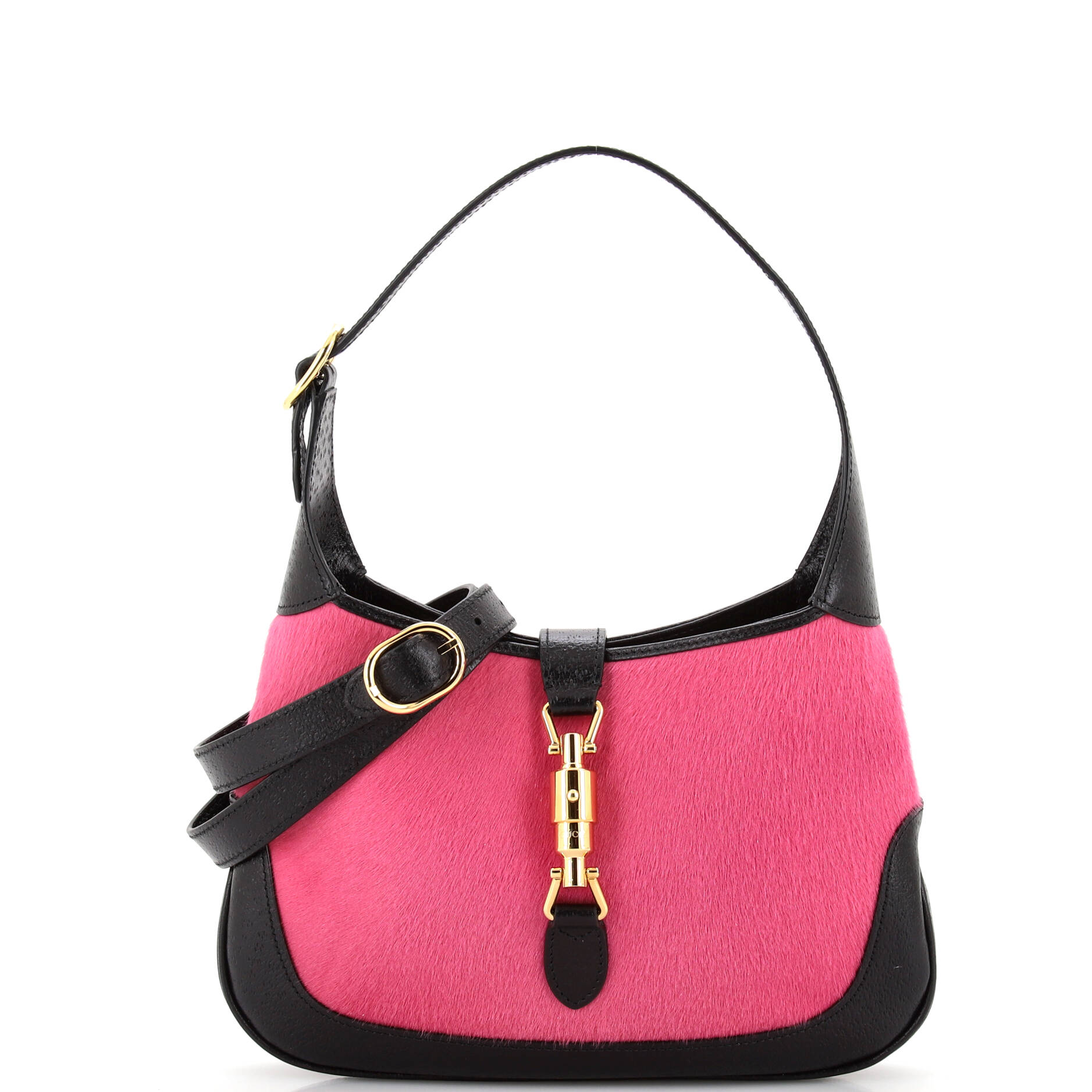 Jackie 1961 Hobo Calf Hair with Leather Mini