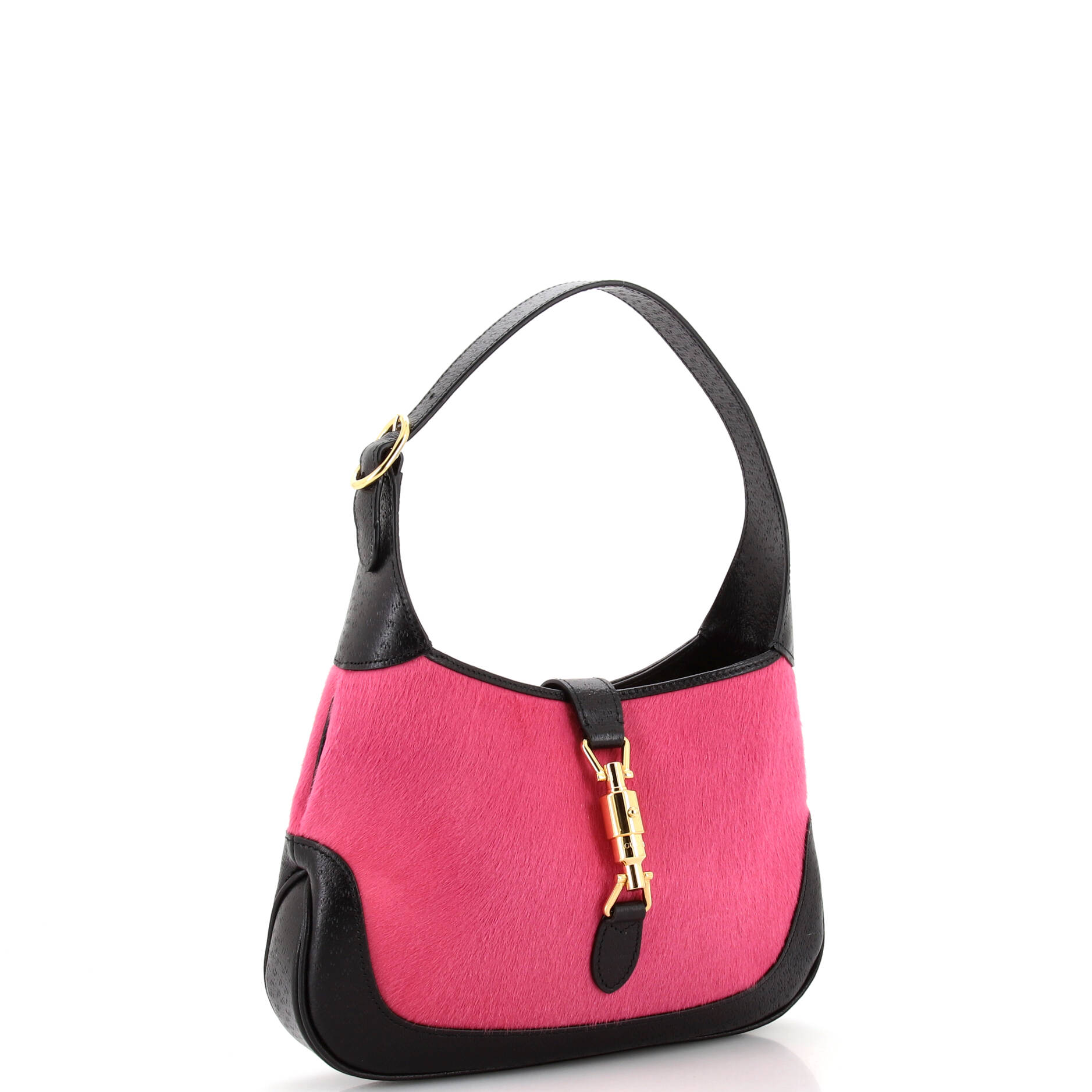 Jackie 1961 Hobo Calf Hair with Leather Mini – Image 2