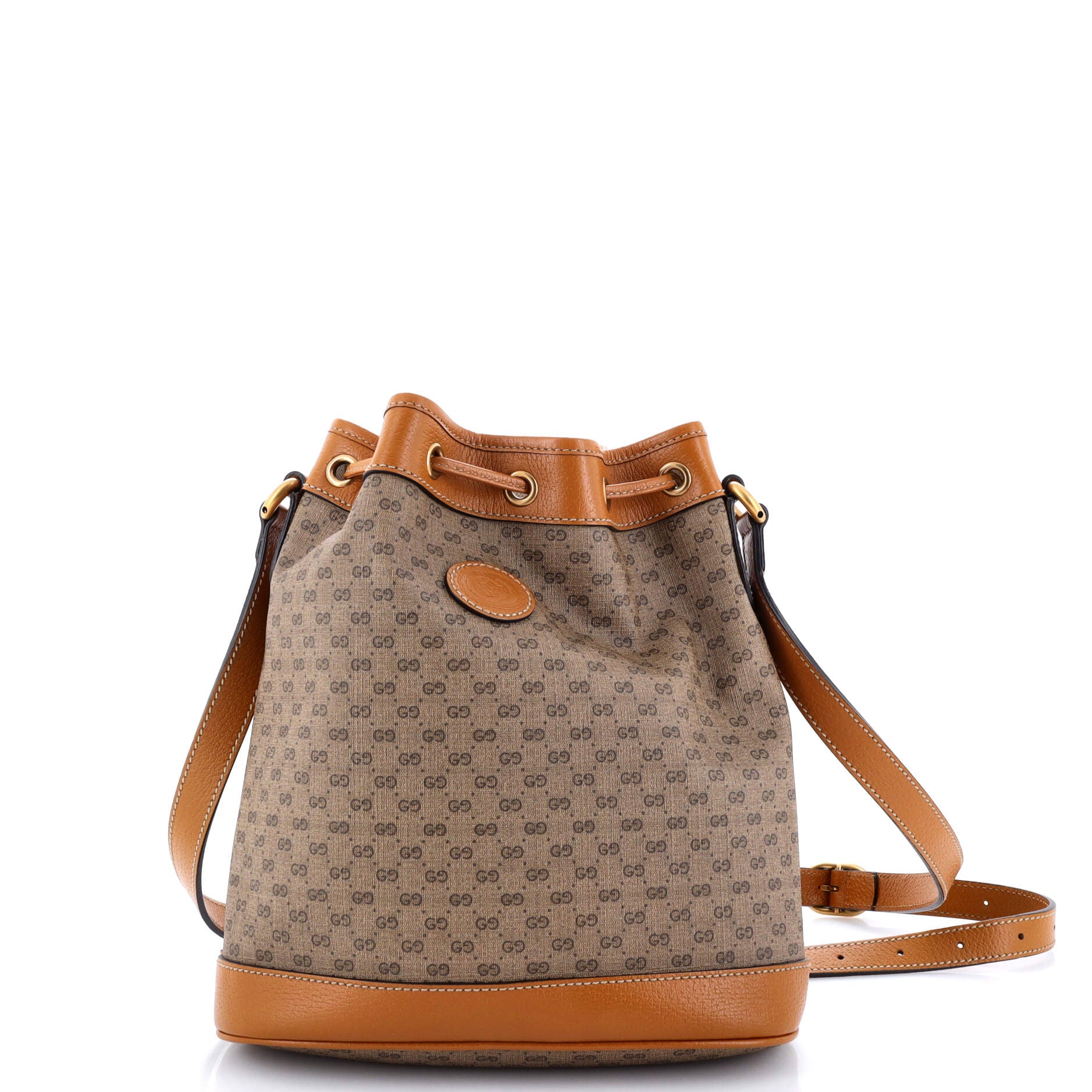 Disney Mickey Mouse Bucket Bag Printed Mini GG Coated Canvas – Image 3