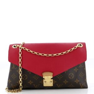 Pallas Chain Shoulder Bag Monogram Canvas and Calfskin