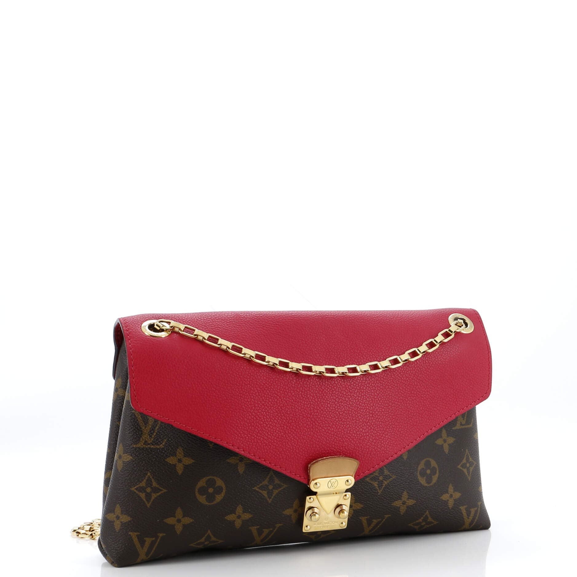 Pallas Chain Shoulder Bag Monogram Canvas and Calfskin – Image 2