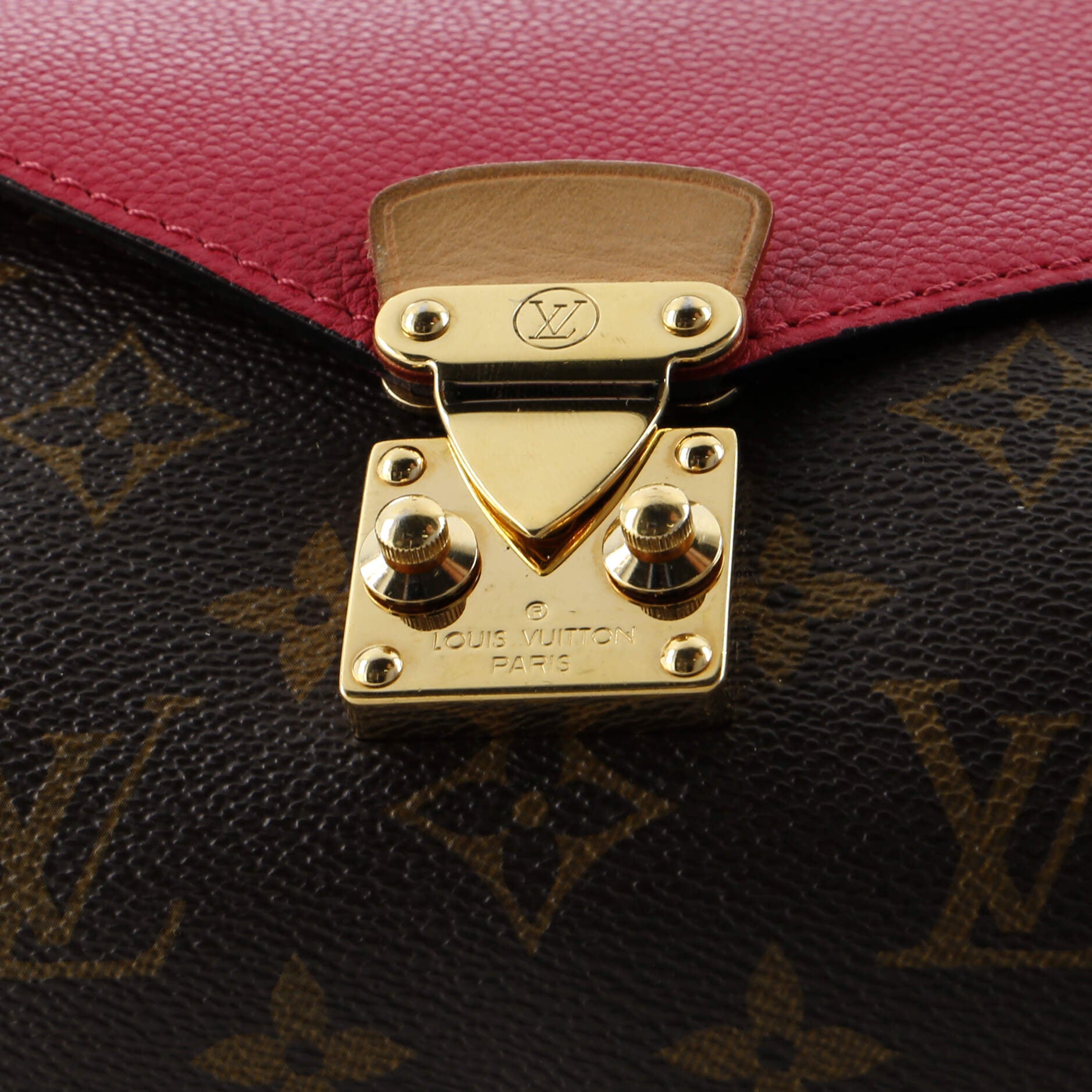 Pallas Chain Shoulder Bag Monogram Canvas and Calfskin – Image 6