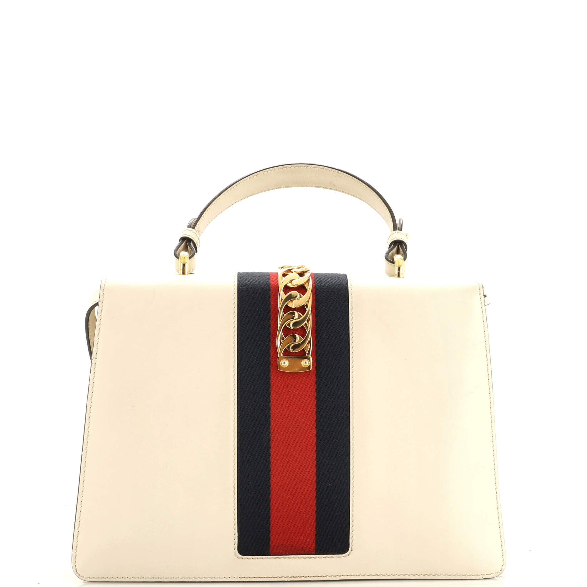 Sylvie Top Handle Bag Embroidered Leather Medium – Image 3