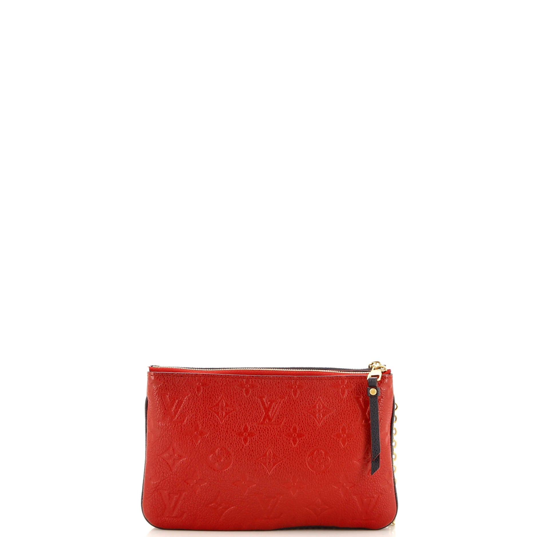Double Zip Pochette Monogram Empreinte Leather – Image 3