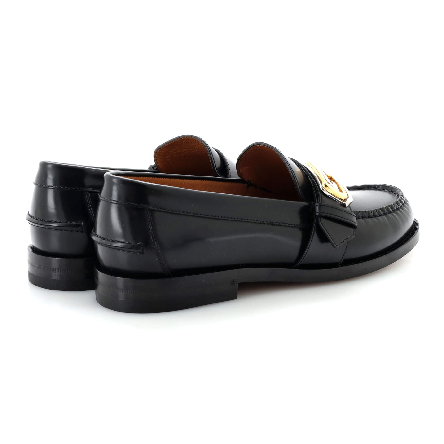 Men's GG Buckle Loafers Leather – Image 3