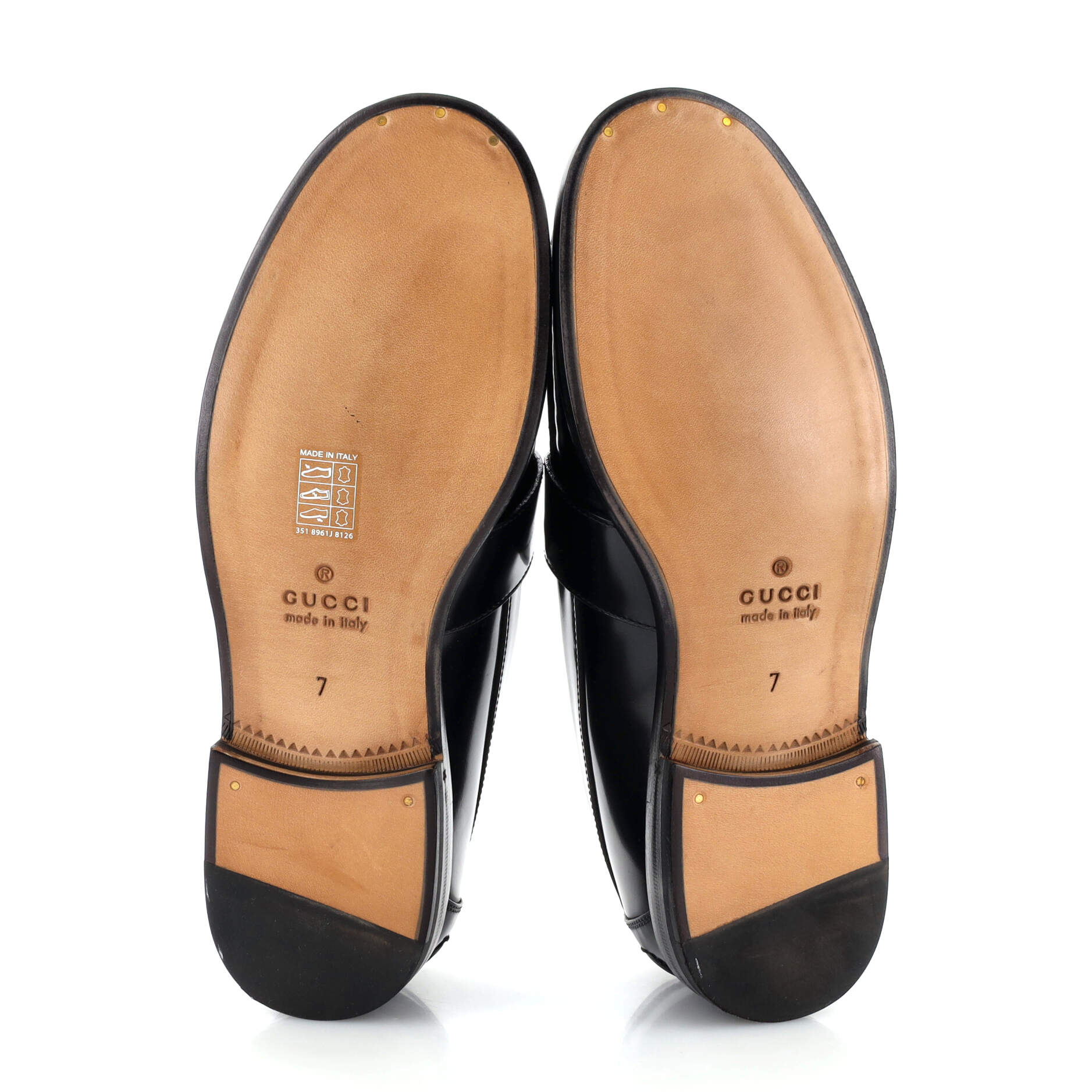 Men's GG Buckle Loafers Leather – Image 4