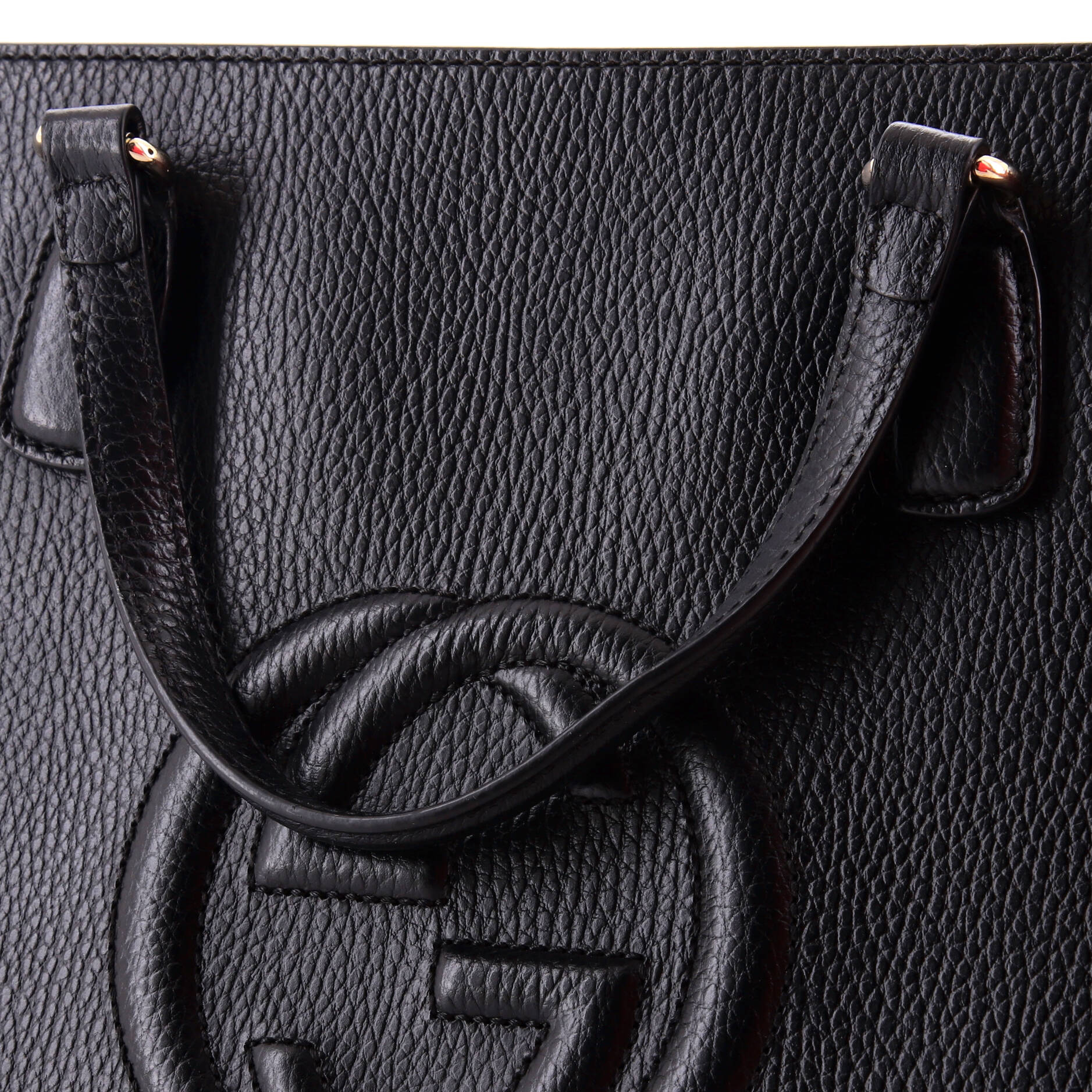 Soho Convertible Top Handle Satchel Leather Medium – Image 6