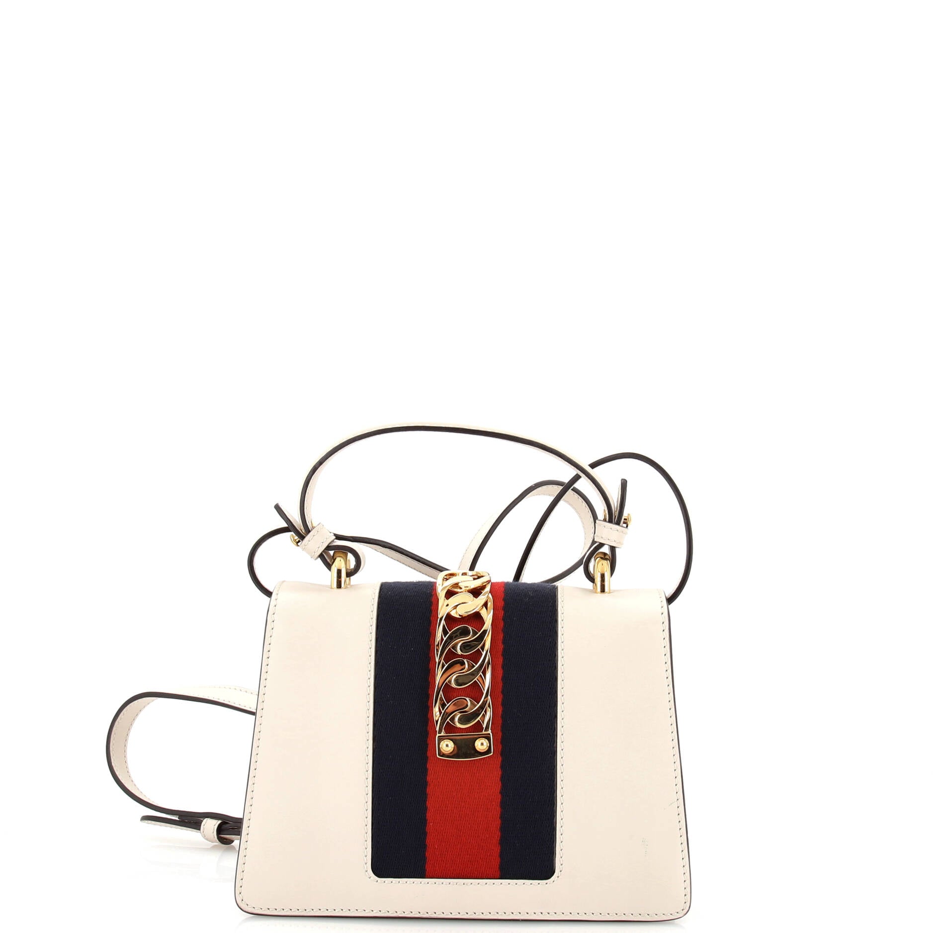 Sylvie Top Handle Bag Embroidered Leather Mini – Image 3