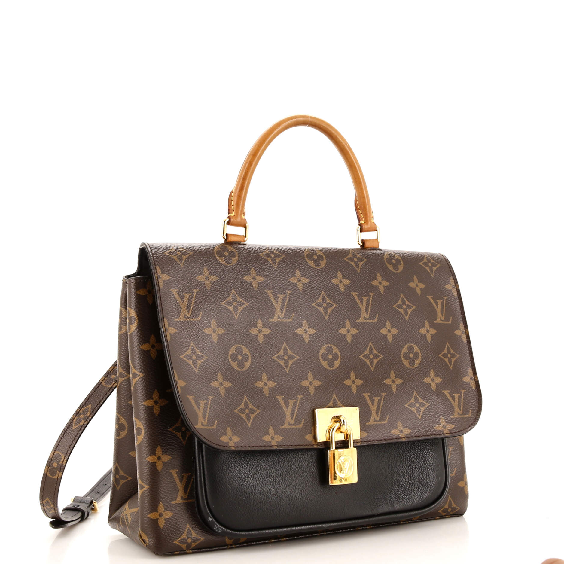 Marignan Handbag Monogram Canvas with Leather – Image 2