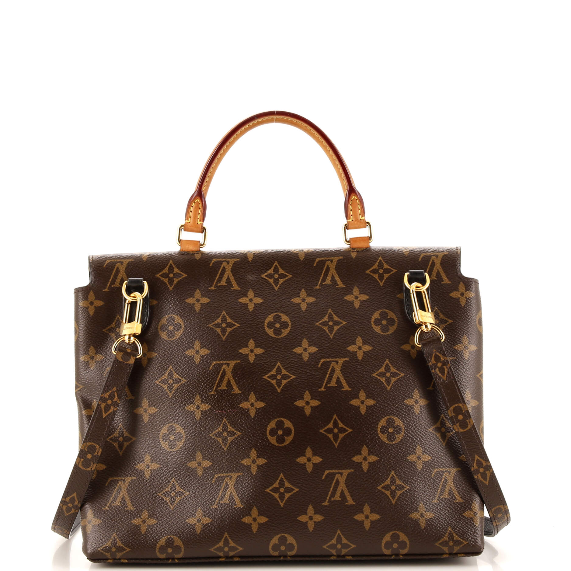 Marignan Handbag Monogram Canvas with Leather – Image 3