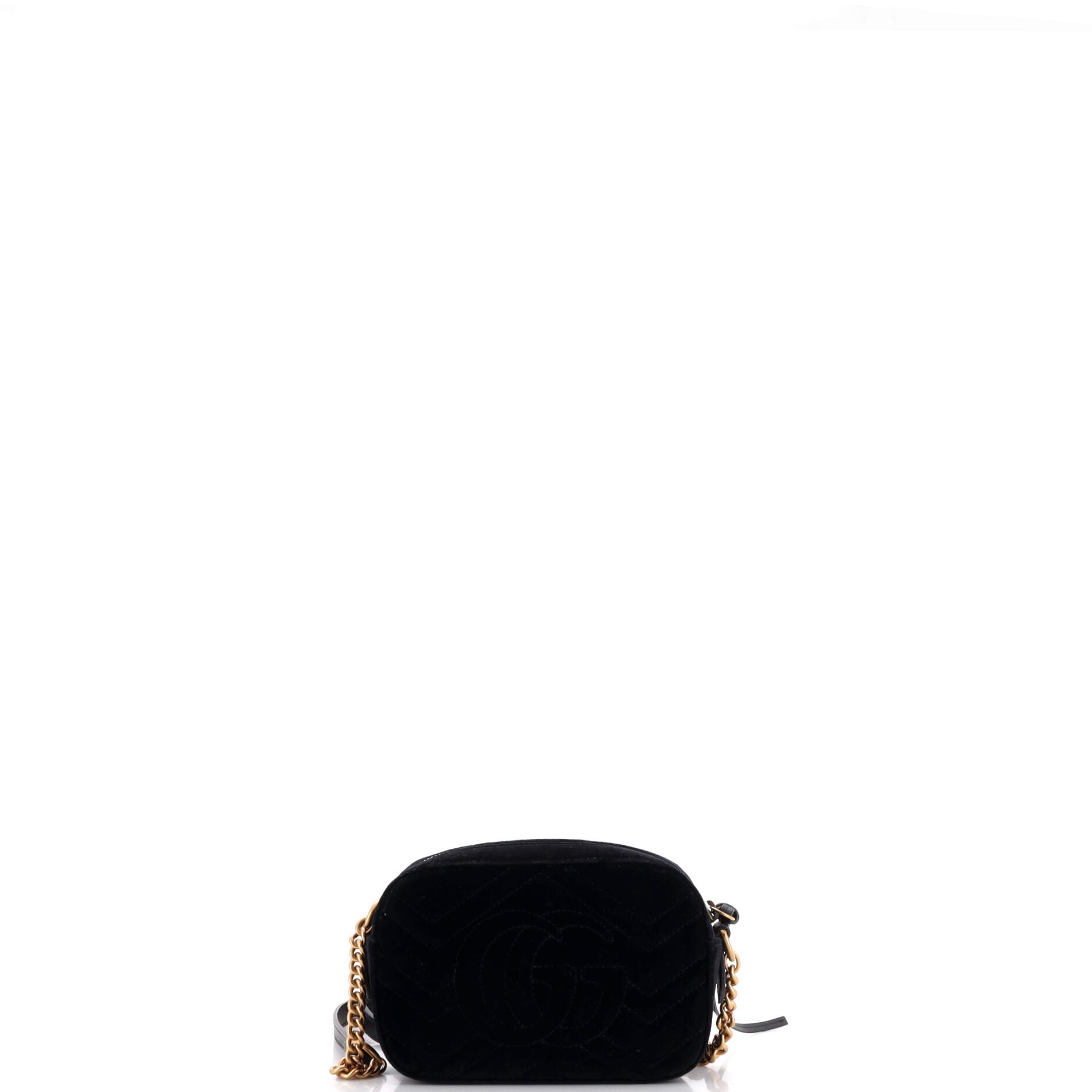 GG Marmont Shoulder Bag Crystal Embellished Matelasse Velvet Mini – Image 3