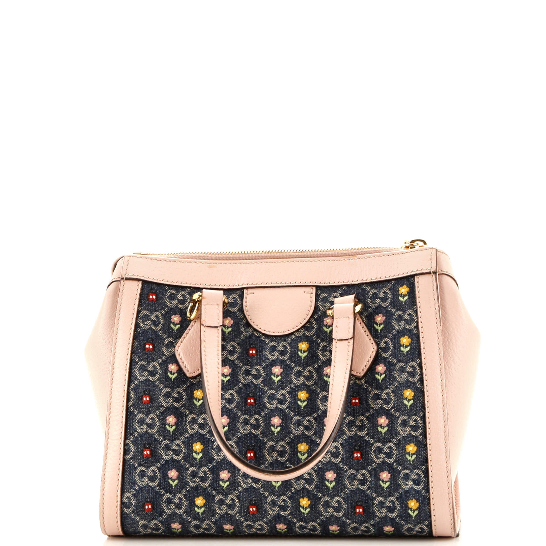 Ophidia Top Handle Tote Printed GG Denim Small – Image 3