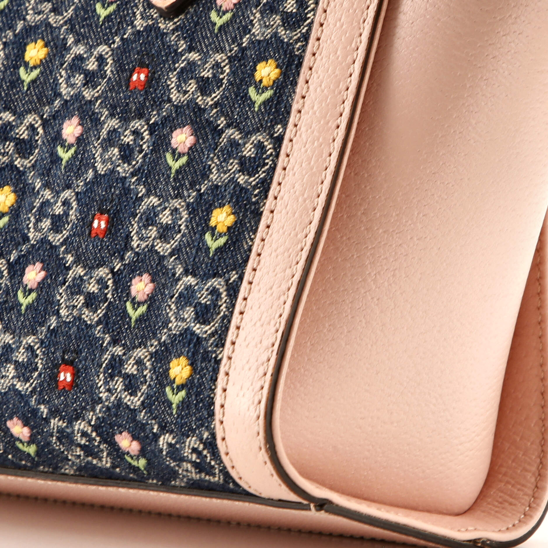 Ophidia Top Handle Tote Printed GG Denim Small – Image 6