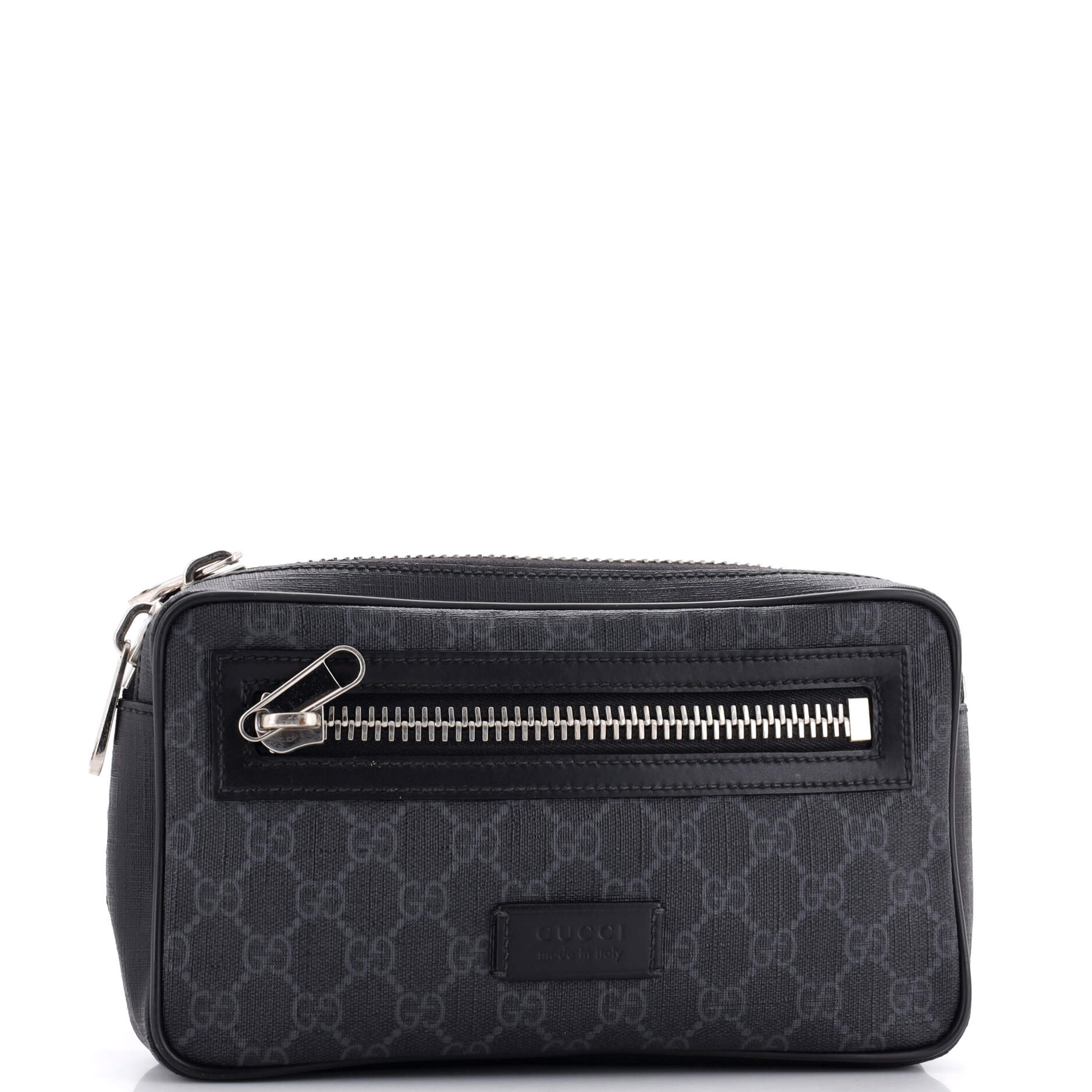 Soft Zip Belt Bag GG Coated Canvas Small – Image 2