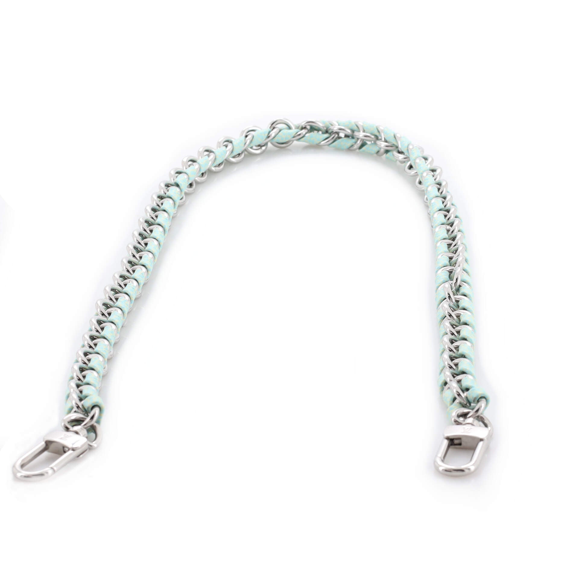 Multi Pochette Accessoires Woven Chain Strap Leather and Metal – Image 2