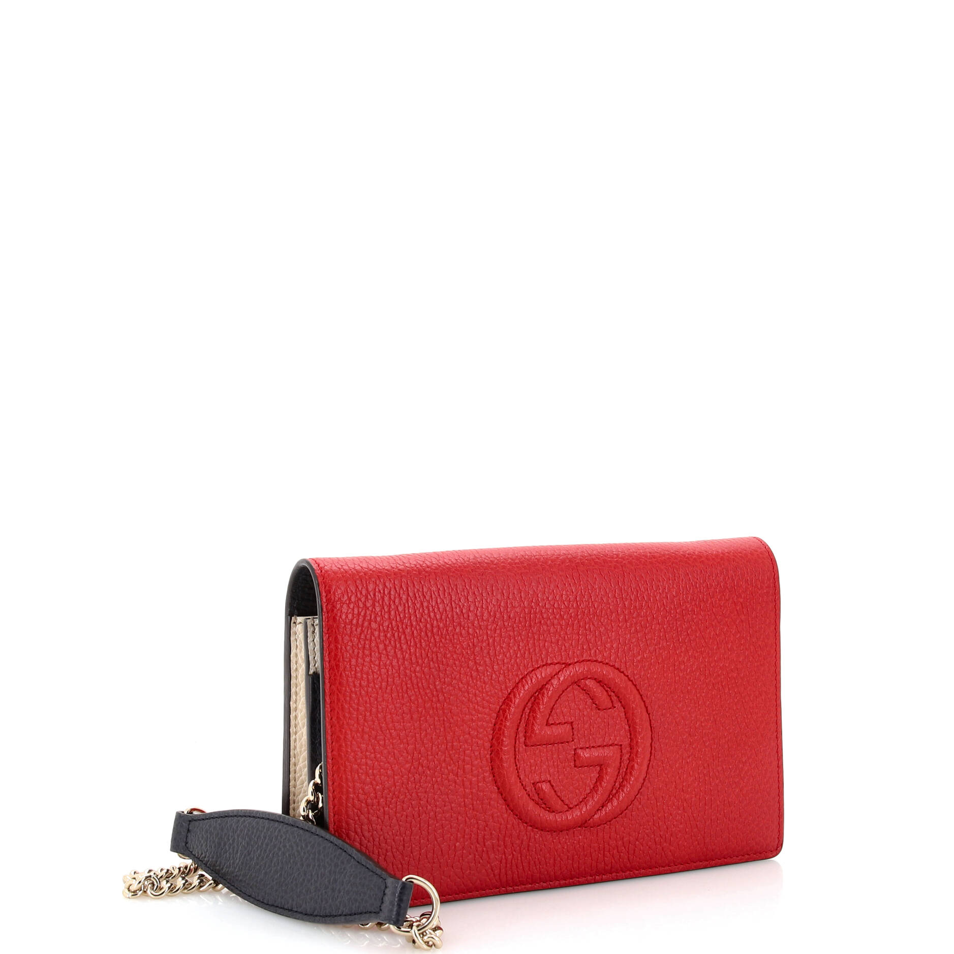 Soho Wallet on Chain Leather – Image 2