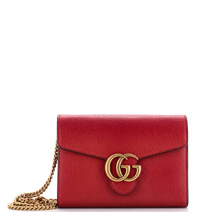 GG Marmont Chain Wallet Leather Mini