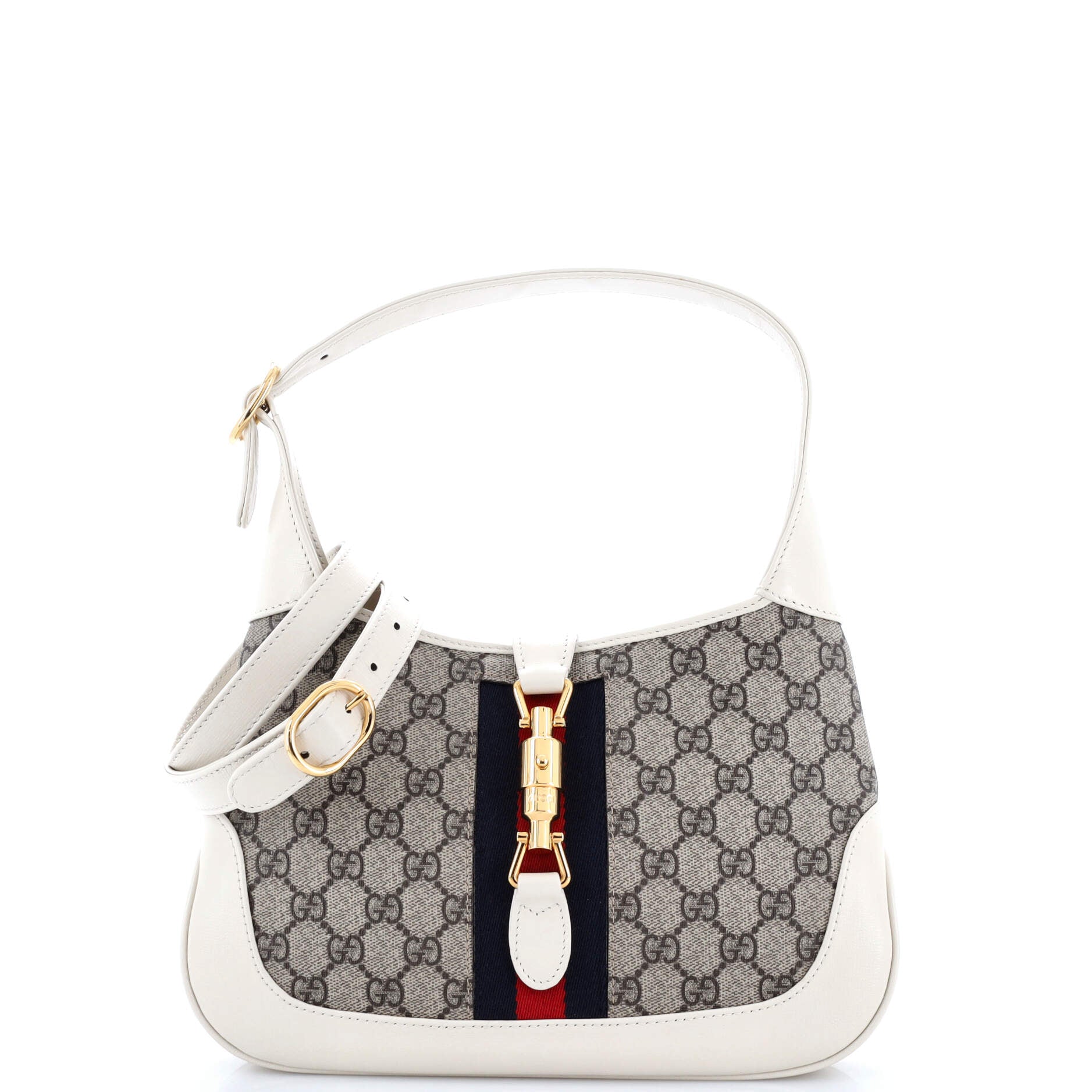 Jackie 1961 Hobo GG Coated Canvas Small