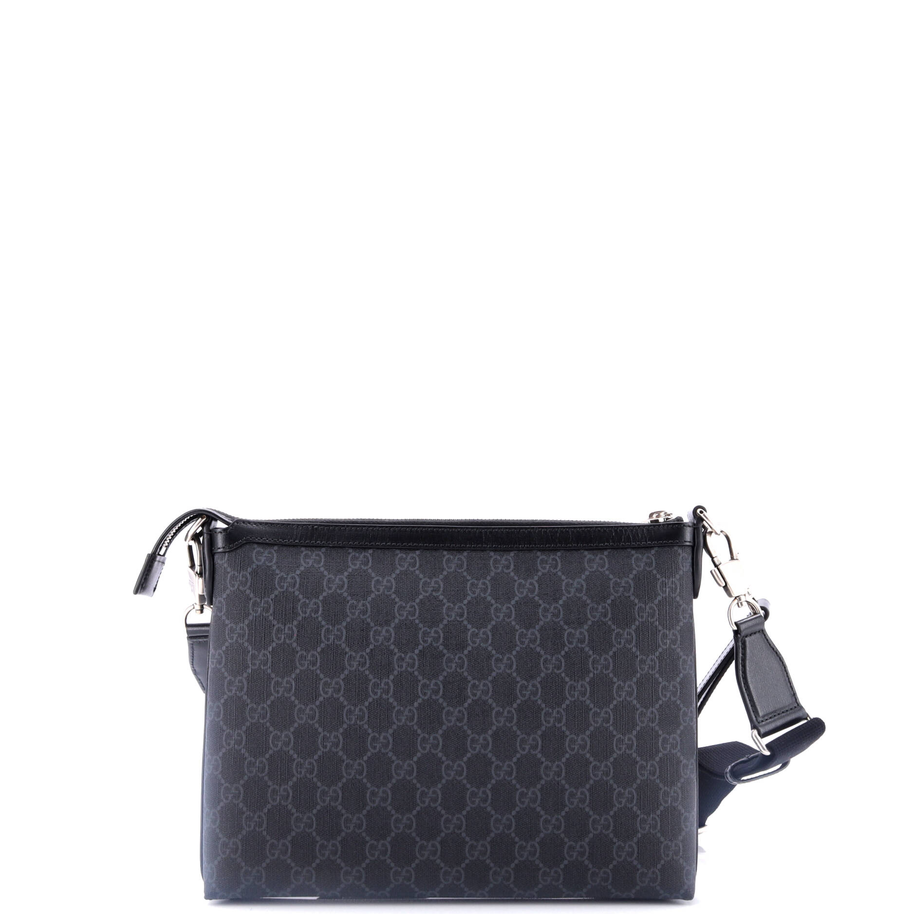 Interlocking G Patch Wristlet Messenger Bag GG Coated Canvas Medium – Image 3