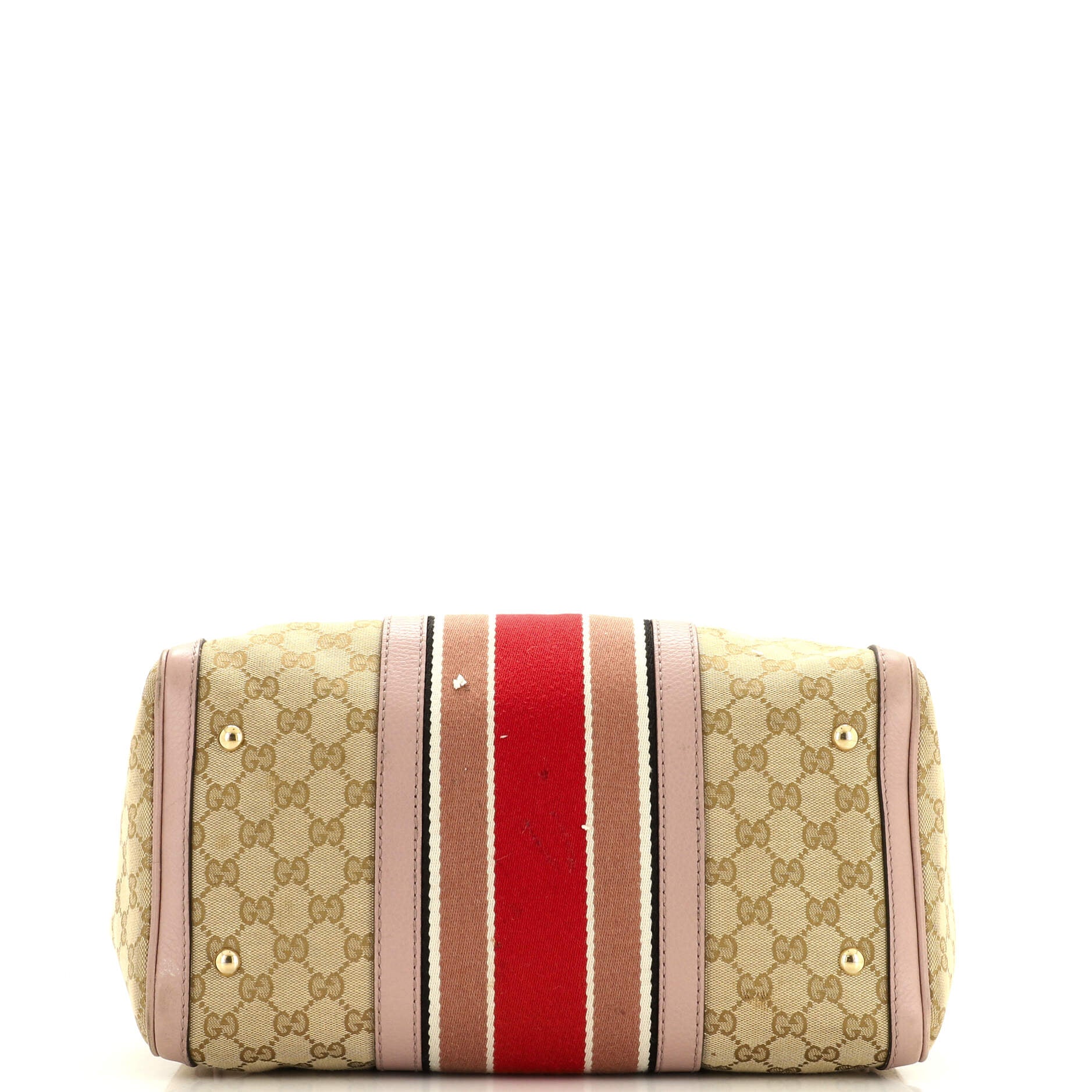 Vintage Web Boston Bag GG Canvas Medium – Image 4