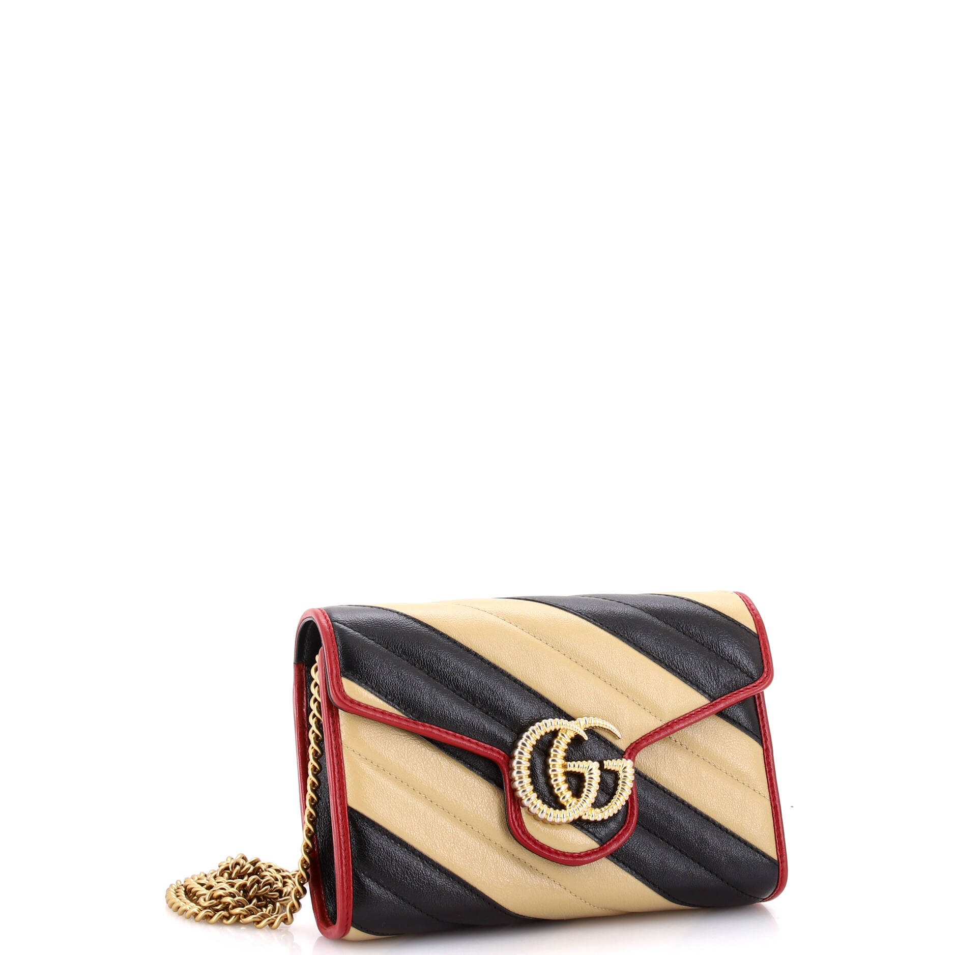 GG Marmont Chain Wallet Diagonal Quilted Leather Mini – Image 2