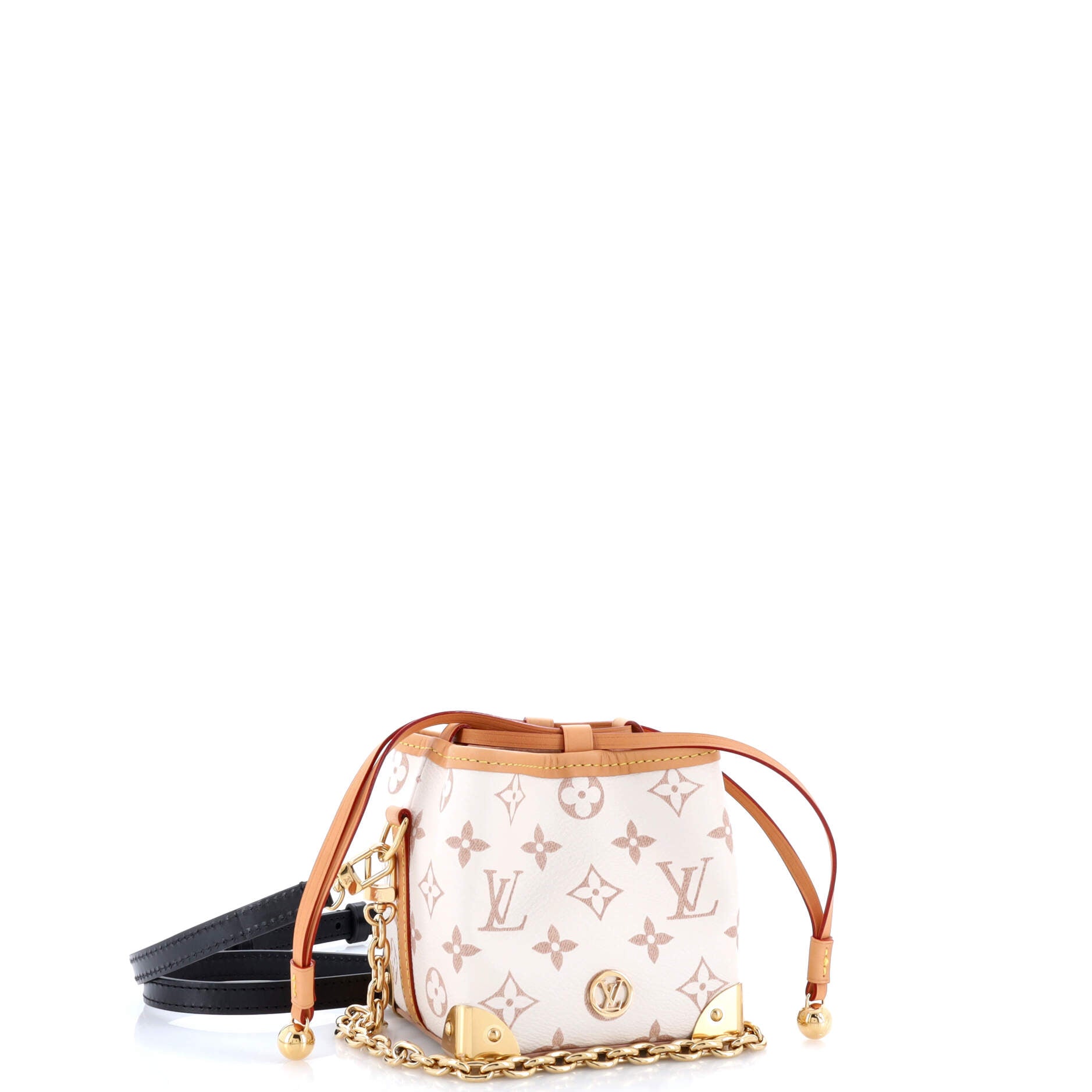 Noe Purse LV Charms Monogram Dune Canvas – Image 2