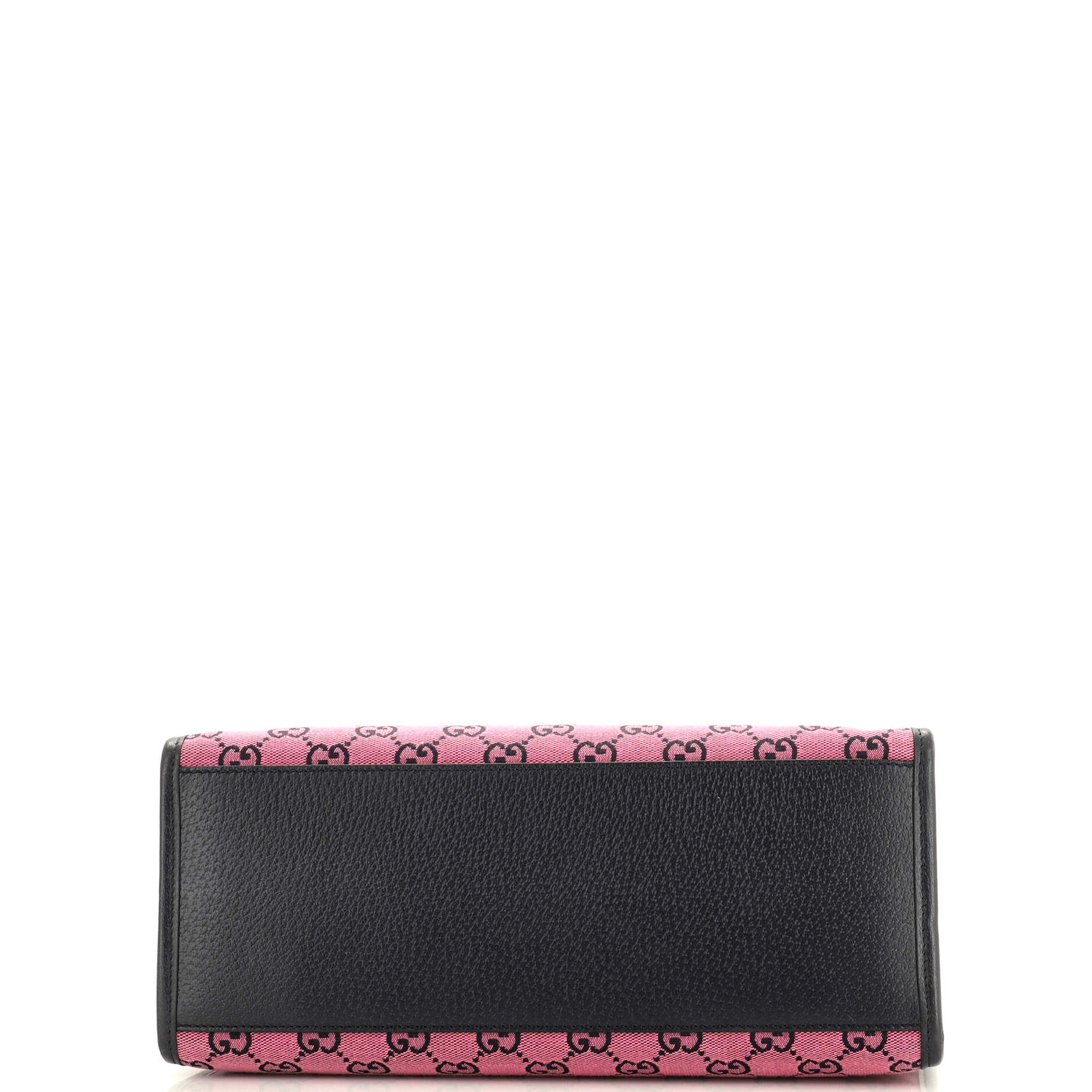 Structured Top Handle Open Tote GG Canvas Small – Image 4