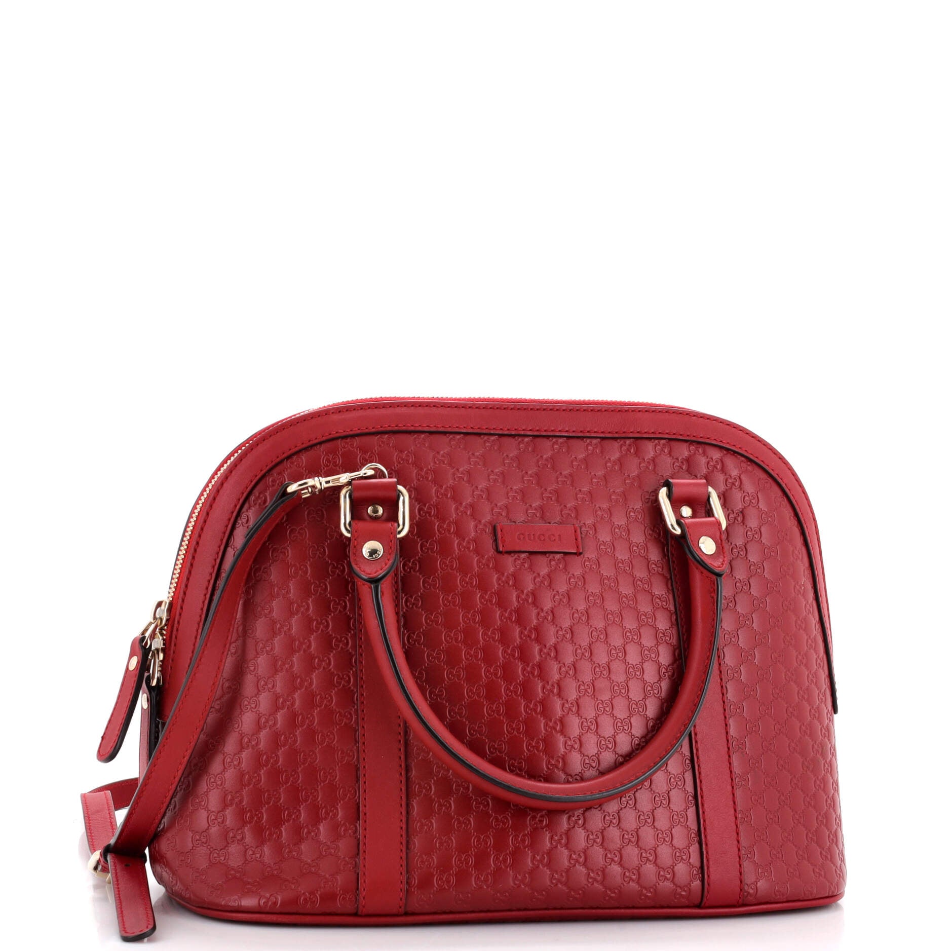 Convertible Dome Satchel (Outlet) Microguccissima Leather Medium – Image 2