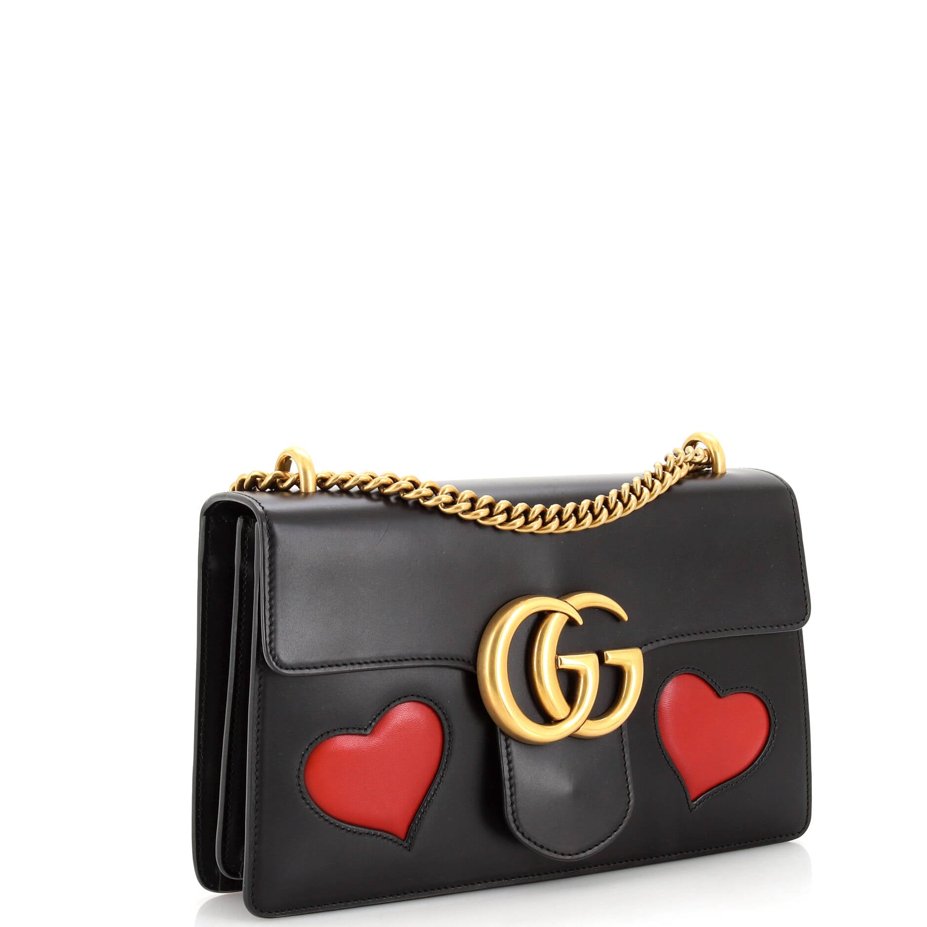 Marmont Chain Shoulder Bag Patchwork Leather Medium – Image 2