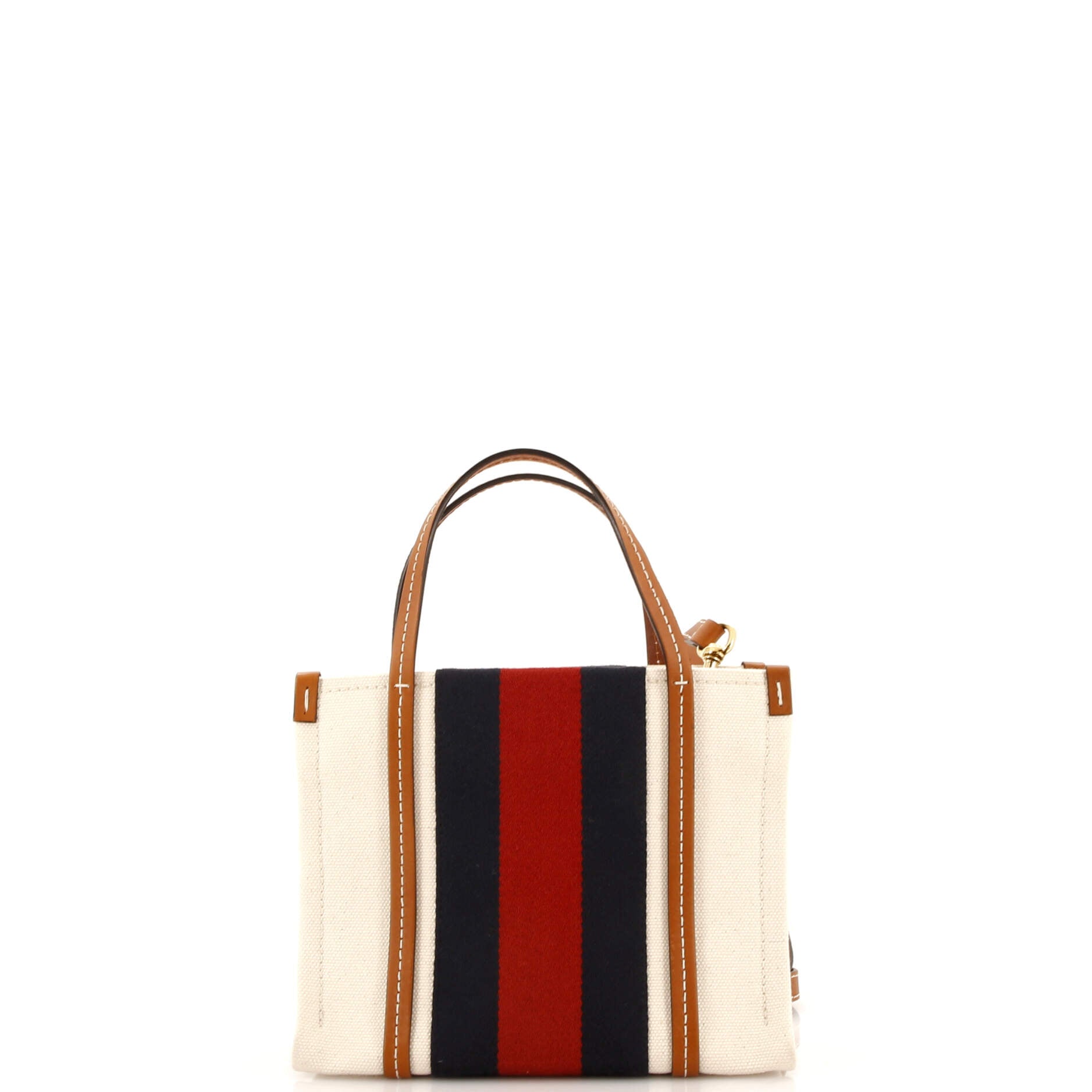 Interlocking G Web Tote Canvas Small – Image 3