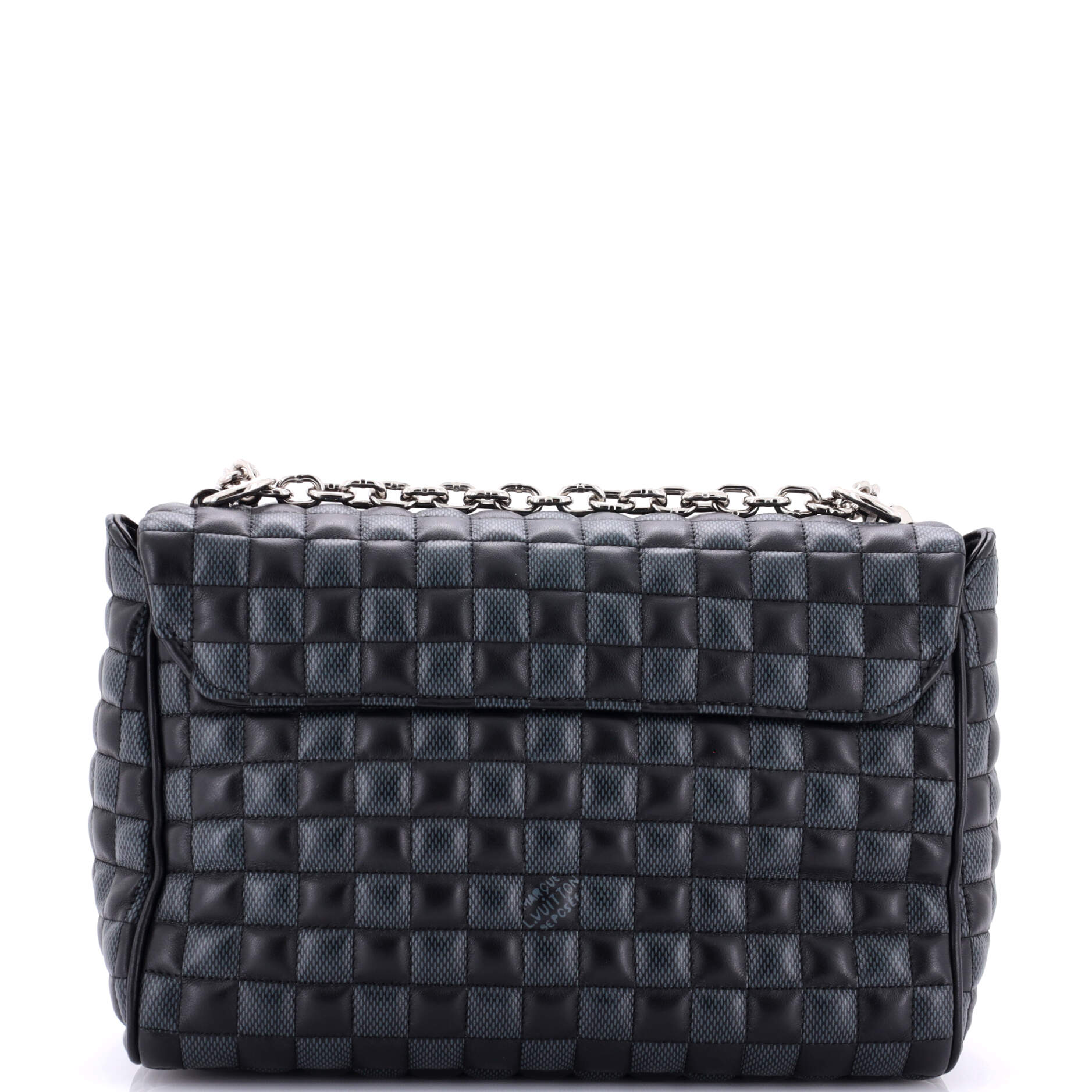 Twist Handbag Damier Quilted Calf Leather MM – Image 3